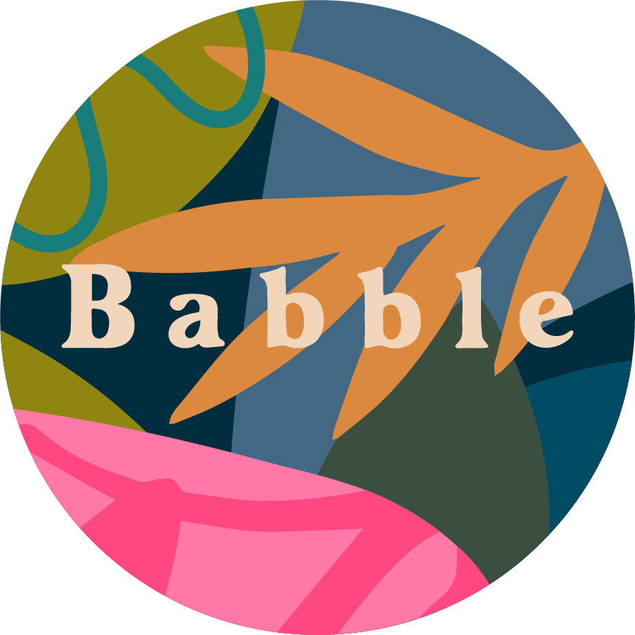 Babble Pink Colourblock BioThane® Collar