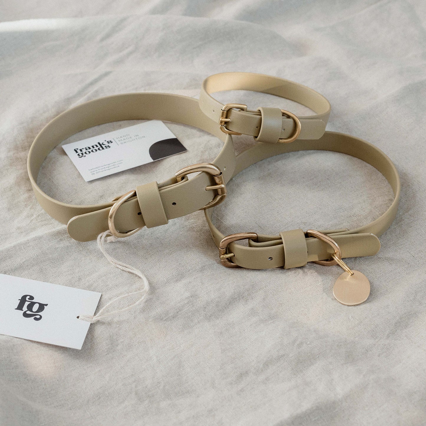 Khaki BioThane® Collar