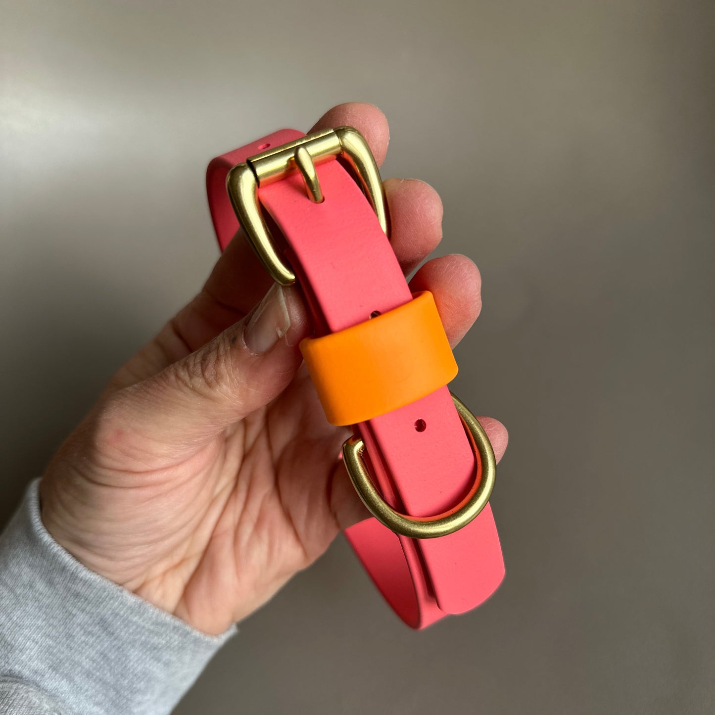 Roo Colourblock BioThane® Collar