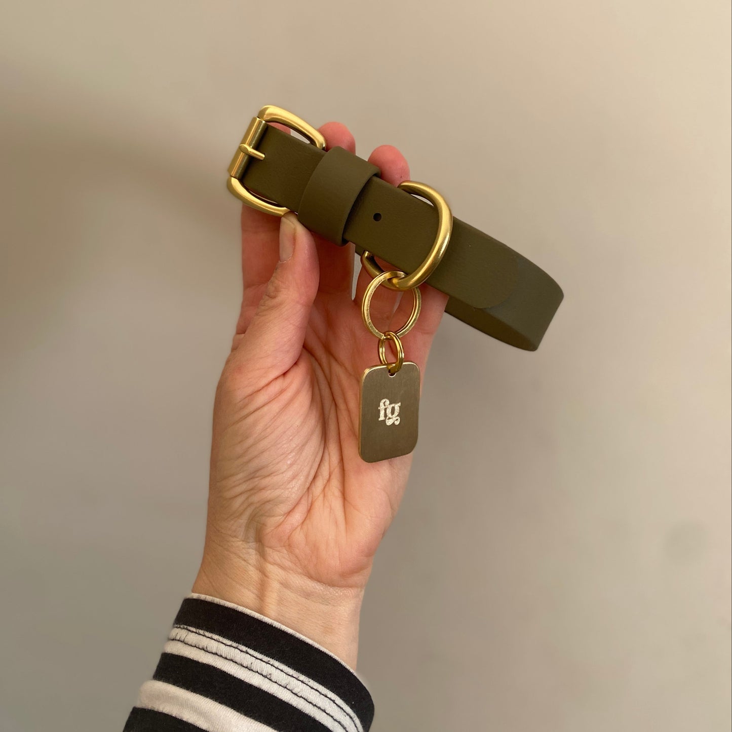 Olive BioThane® Collar