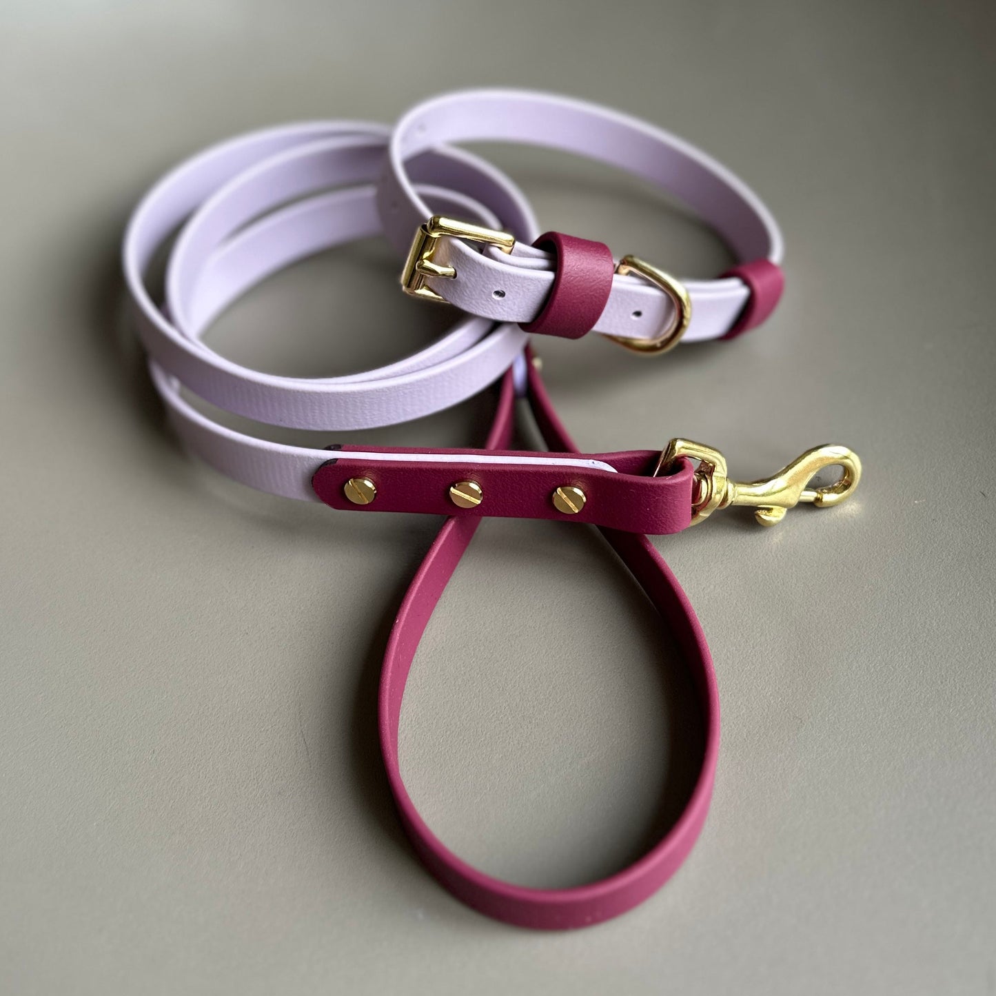 Clemson Colourblock BioThane® Collar