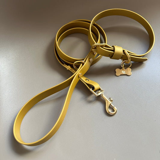 Gold BioThane® Collar
