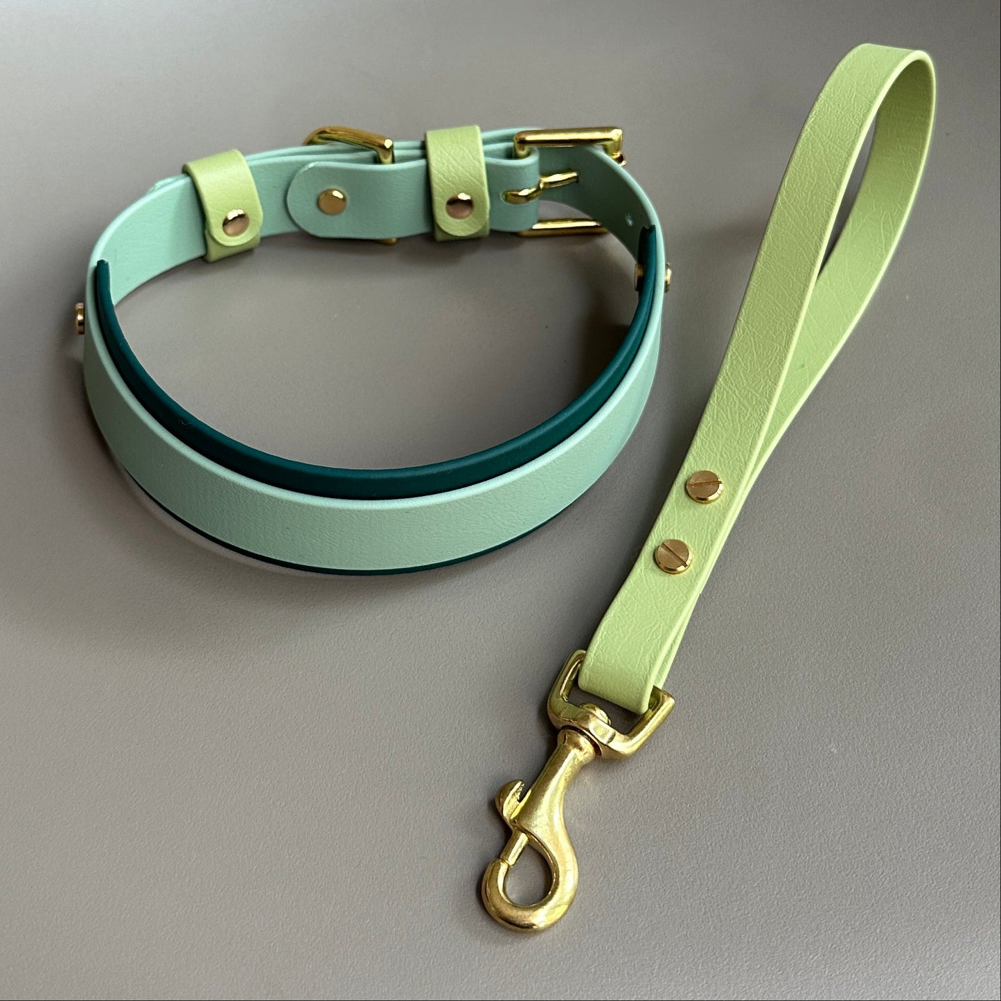 Pistachio BioThane® Hound Style Collar