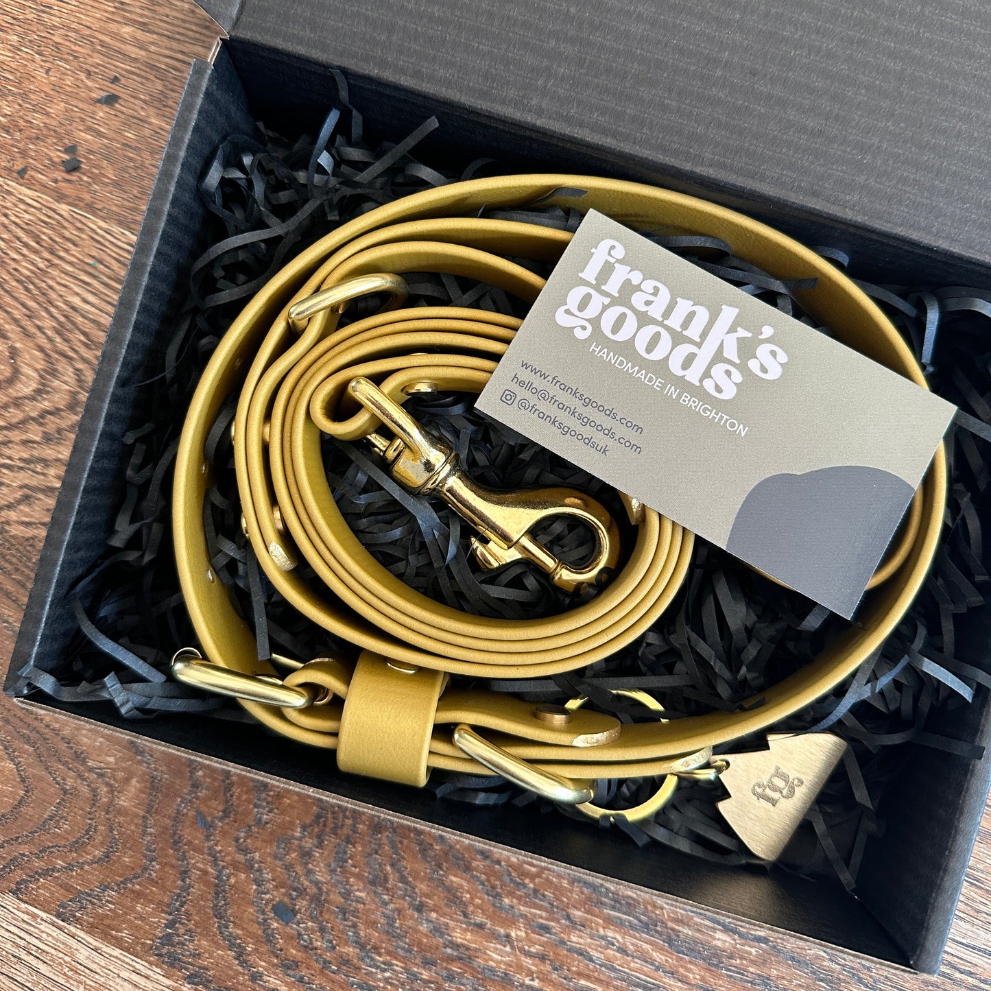 Gold BioThane® Collar