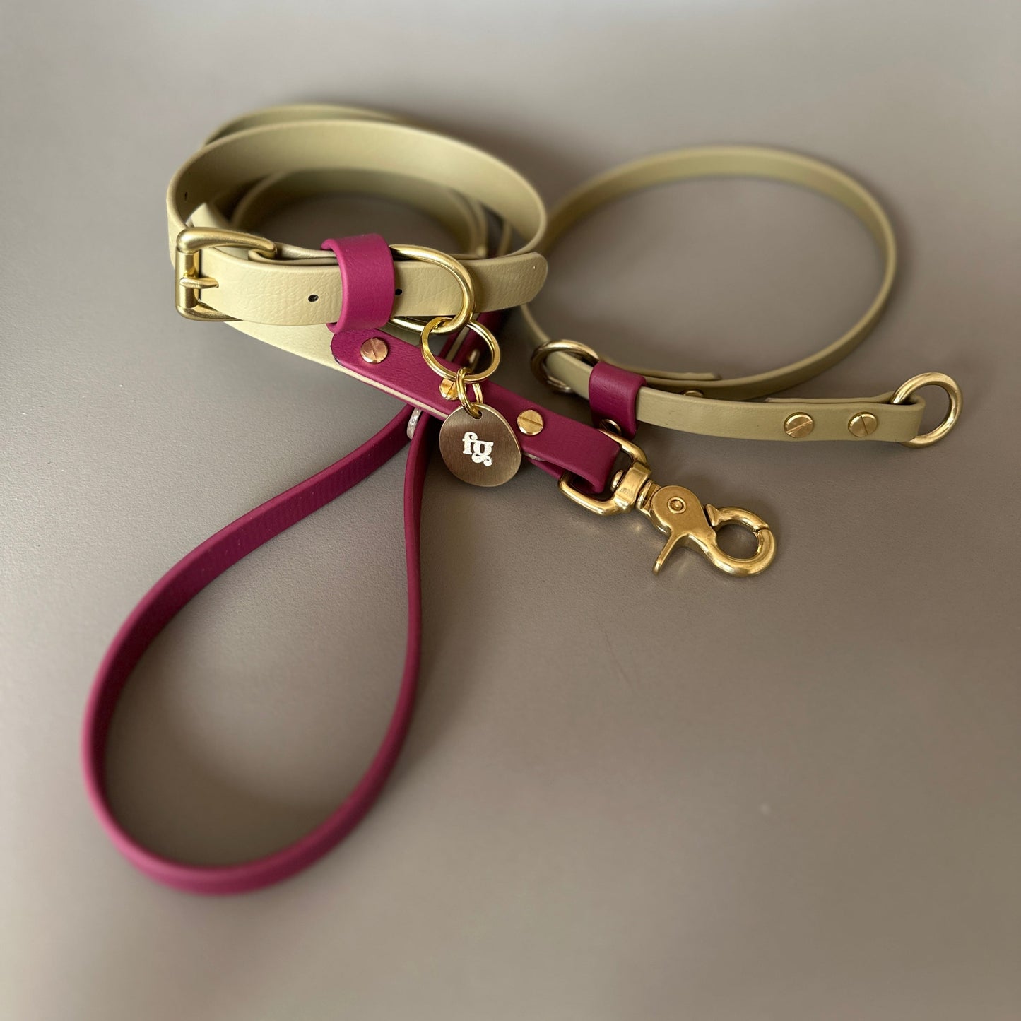Mavis Colourblock BioThane® Collar