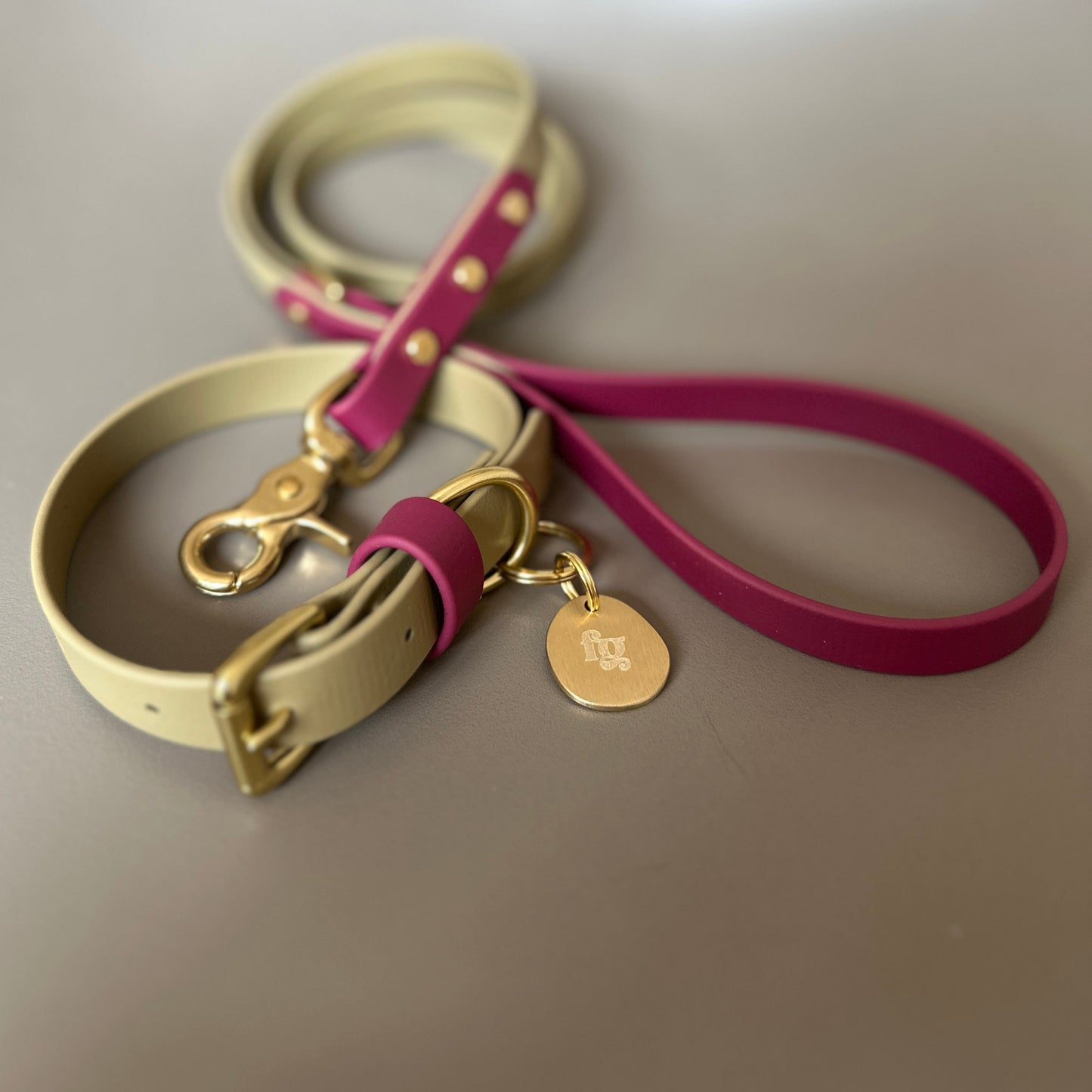 Mavis Colourblock BioThane® Collar