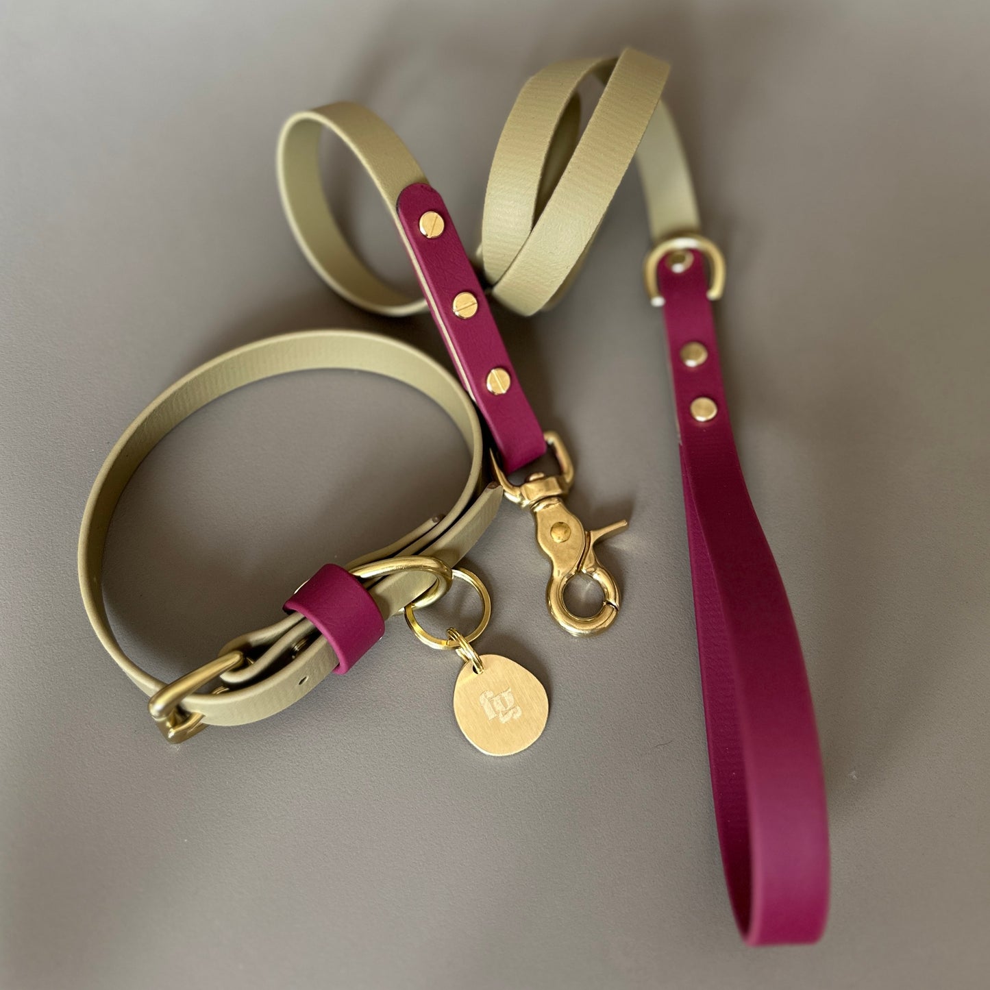 Mavis Colourblock BioThane® Collar