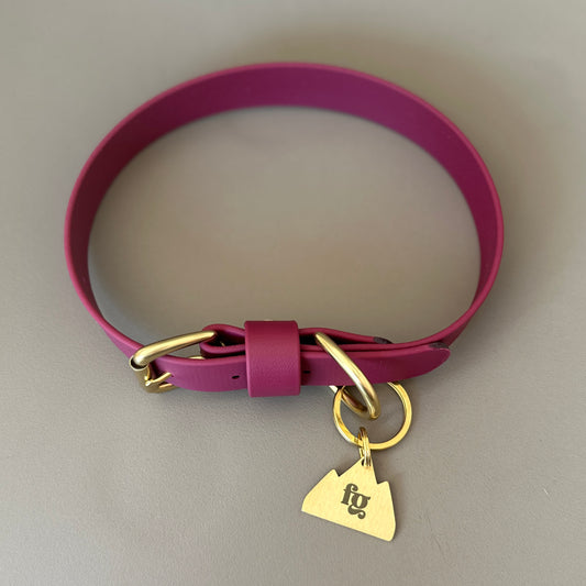 Wine BioThane® Collar