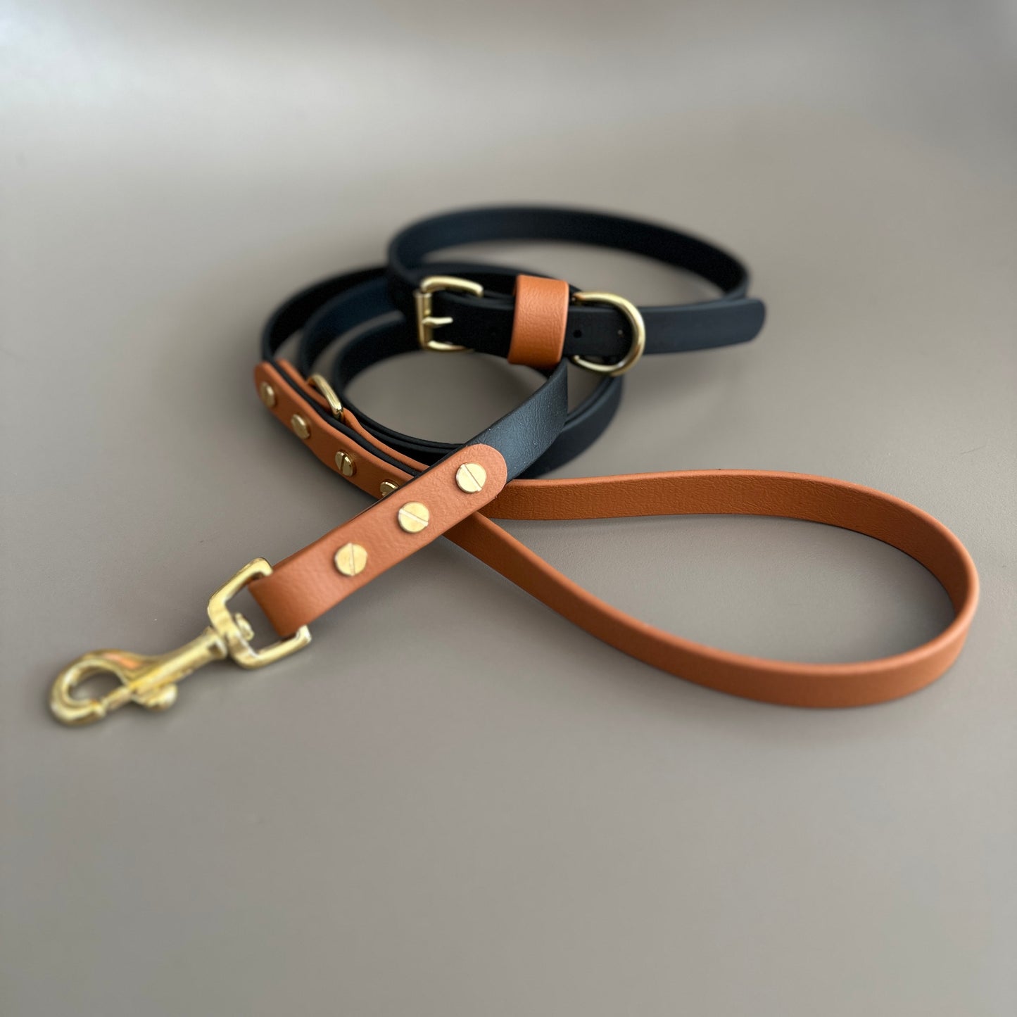 Castor Fire Colourblock BioThane® Collar