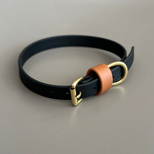 Castor Fire Colourblock BioThane® Collar