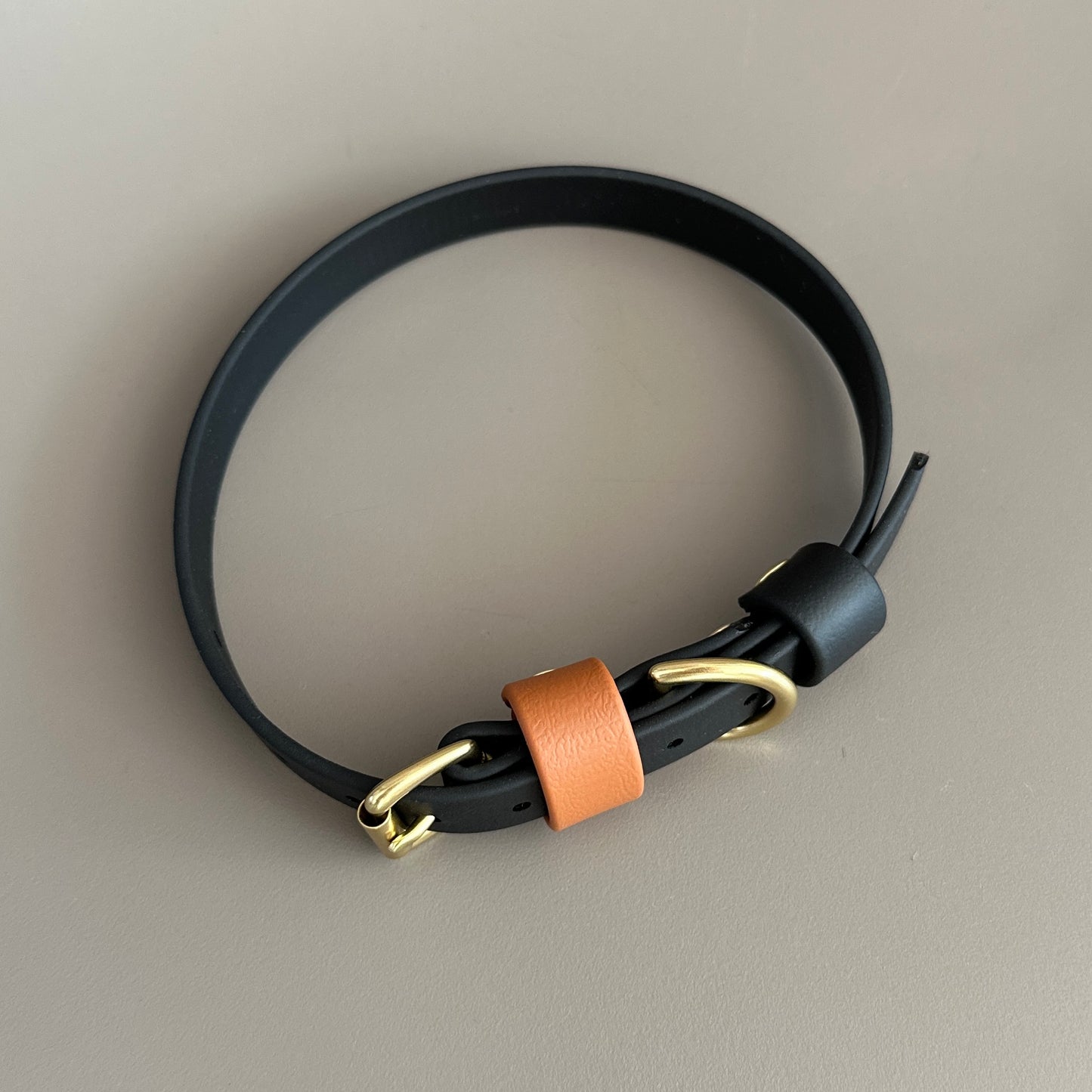 Castor Fire Colourblock BioThane® Collar