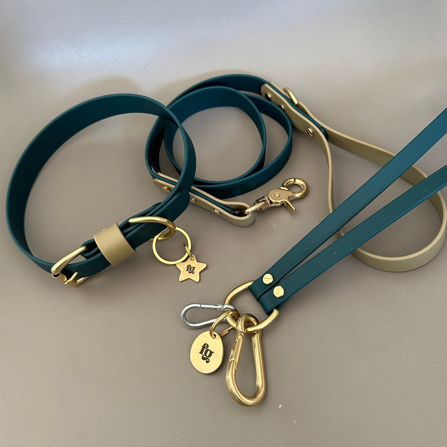 Nugget Colourblock BioThane® Collar