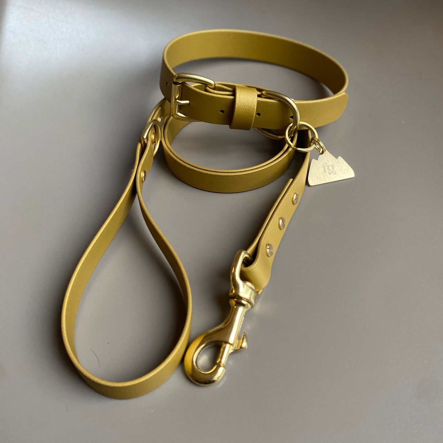 Gold BioThane® Collar