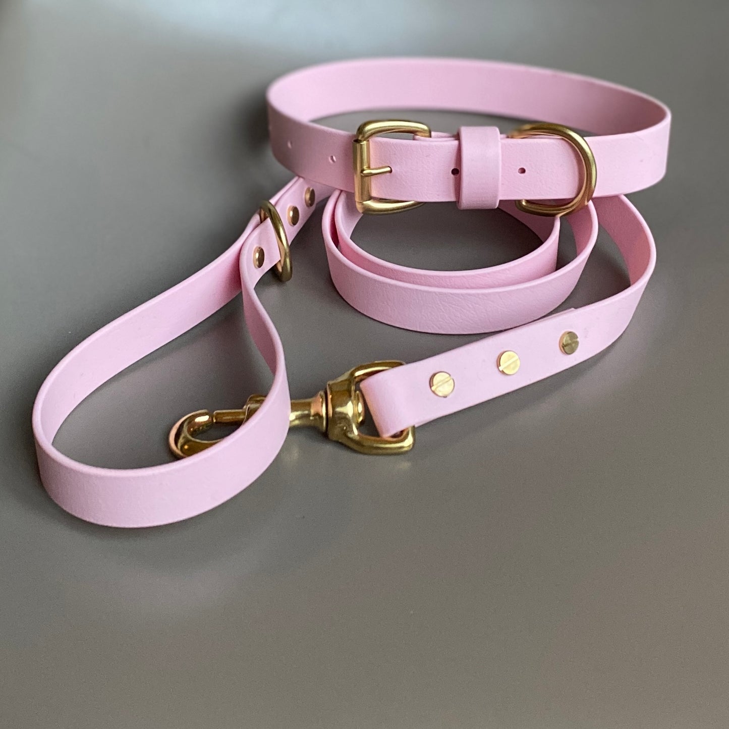 Pastel Pink BioThane® Lead