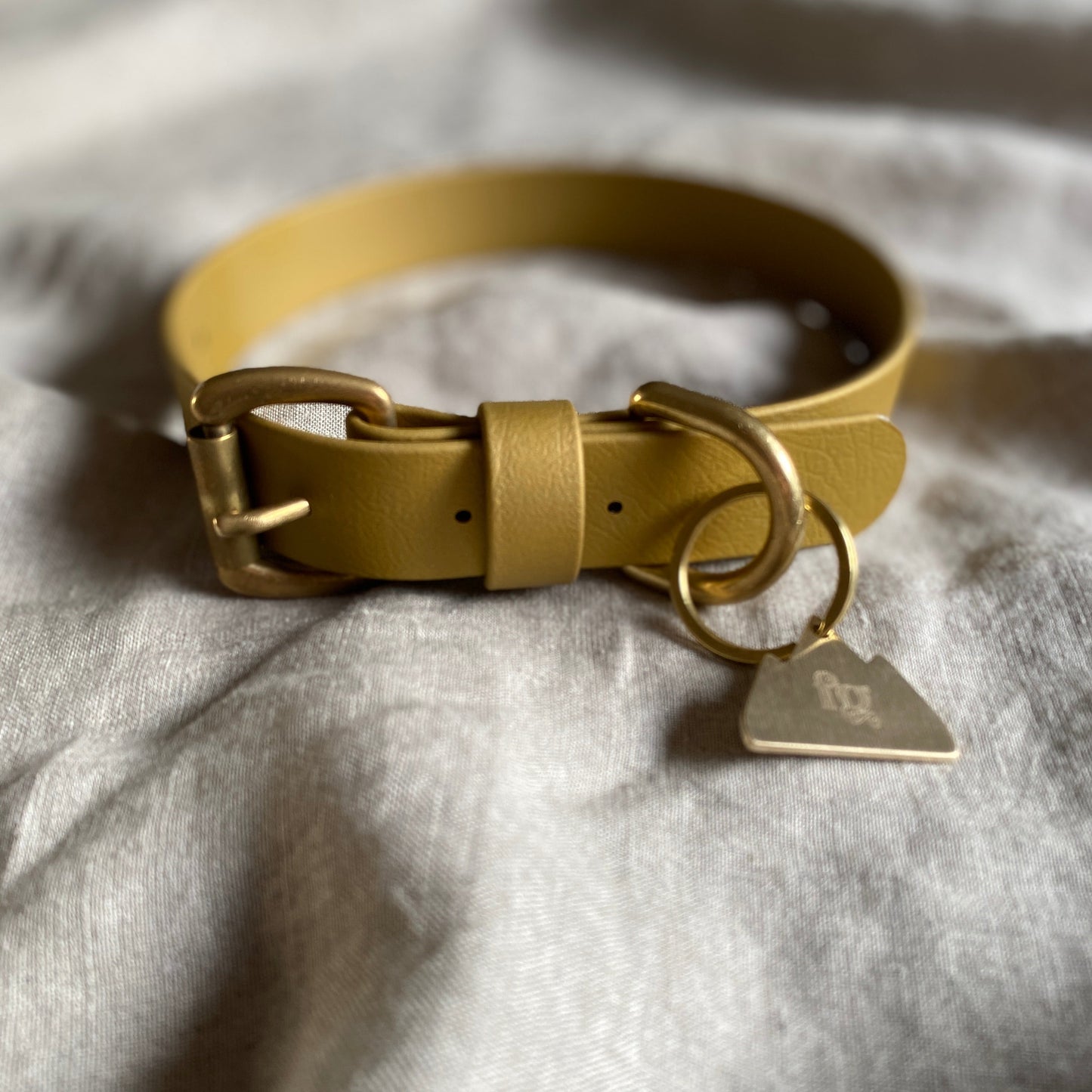 Gold BioThane® Collar