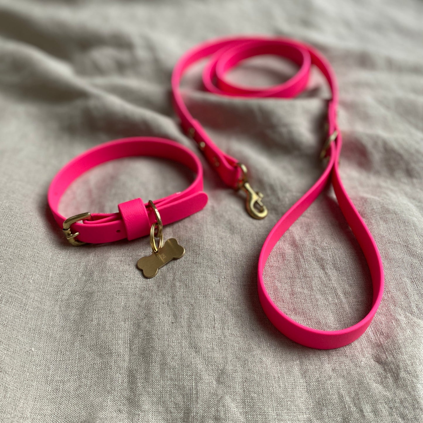 Neon Pink BioThane® Lead