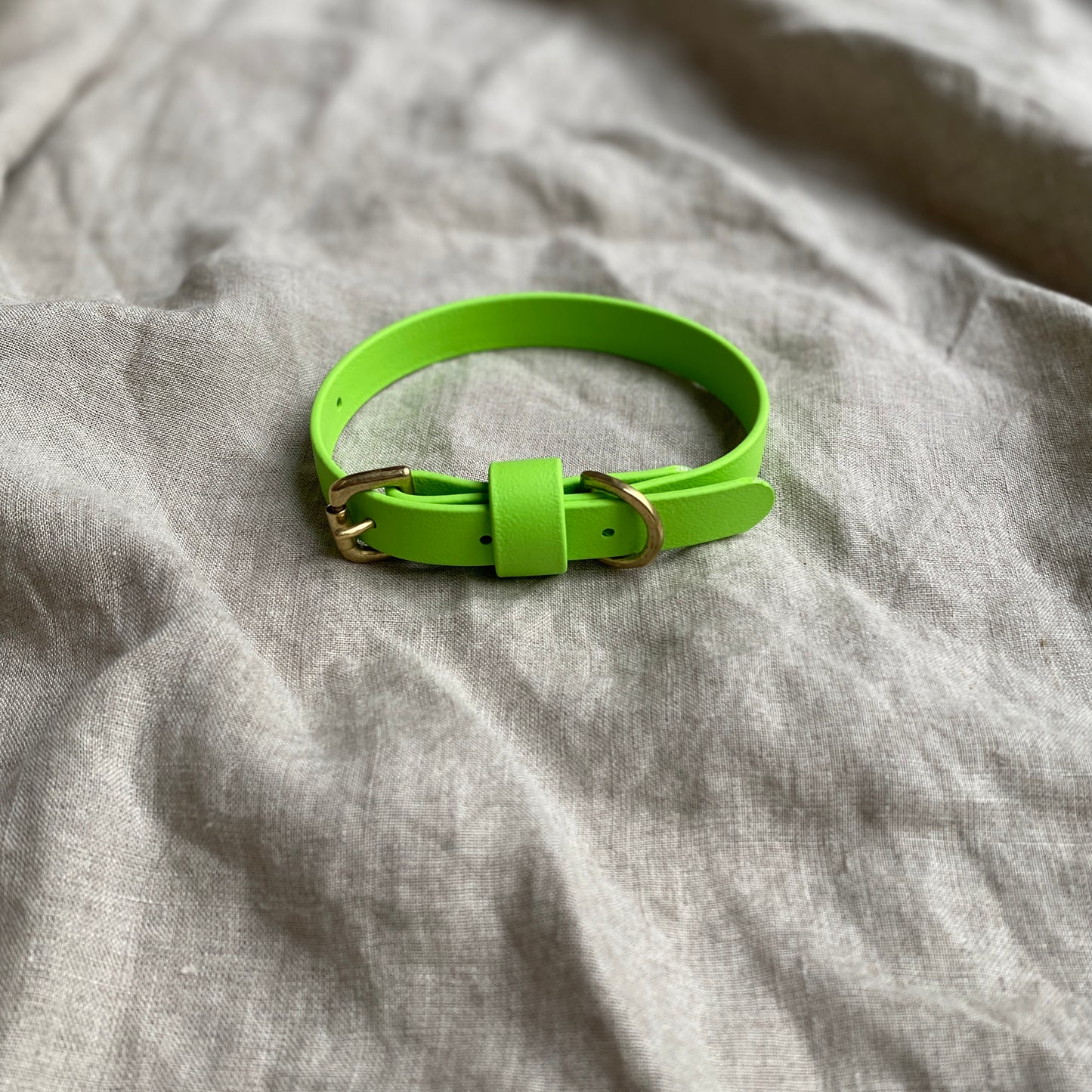 Lime BioThane® Collar