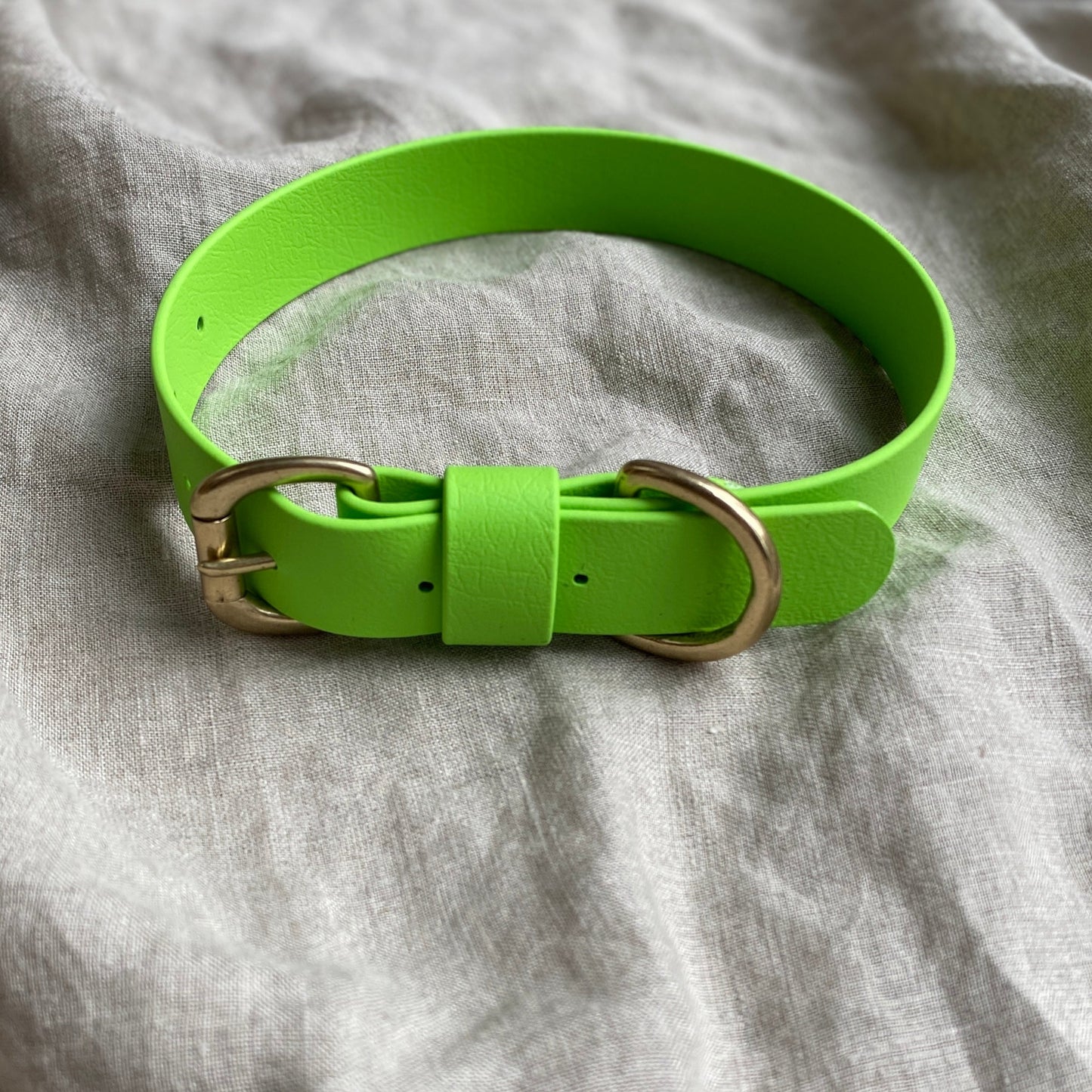 Lime BioThane® Collar