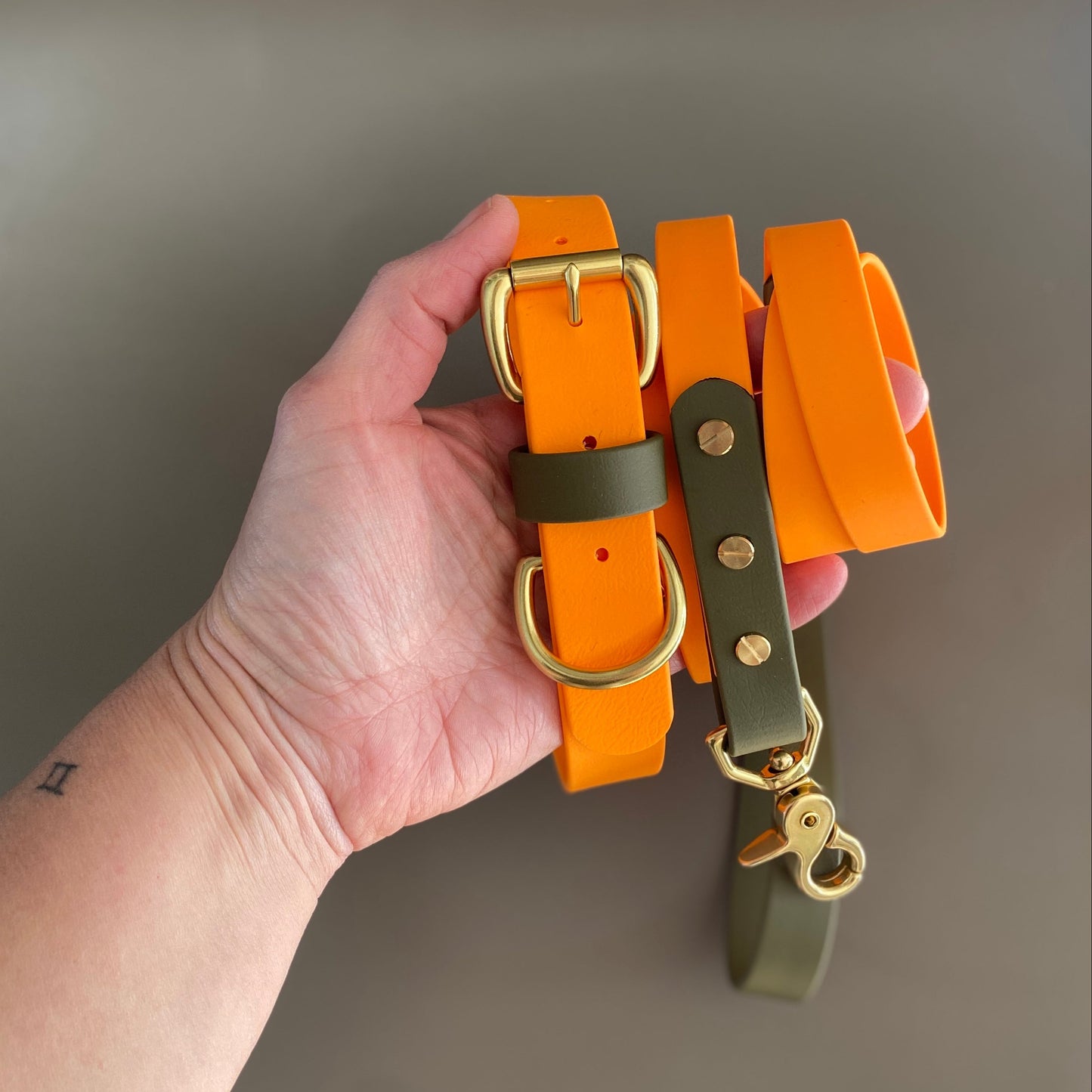 Vinnie Colourblock BioThane® Collar