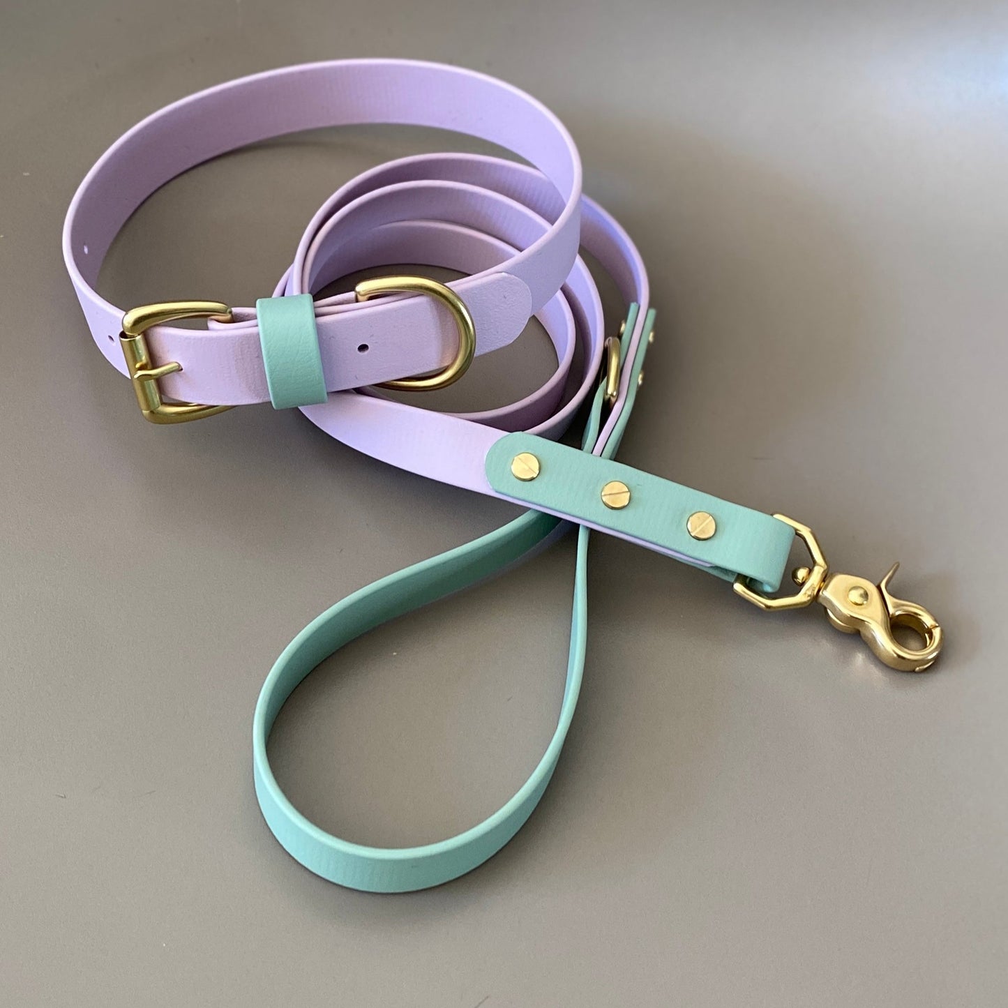 Chilli Colourblock BioThane® Collar