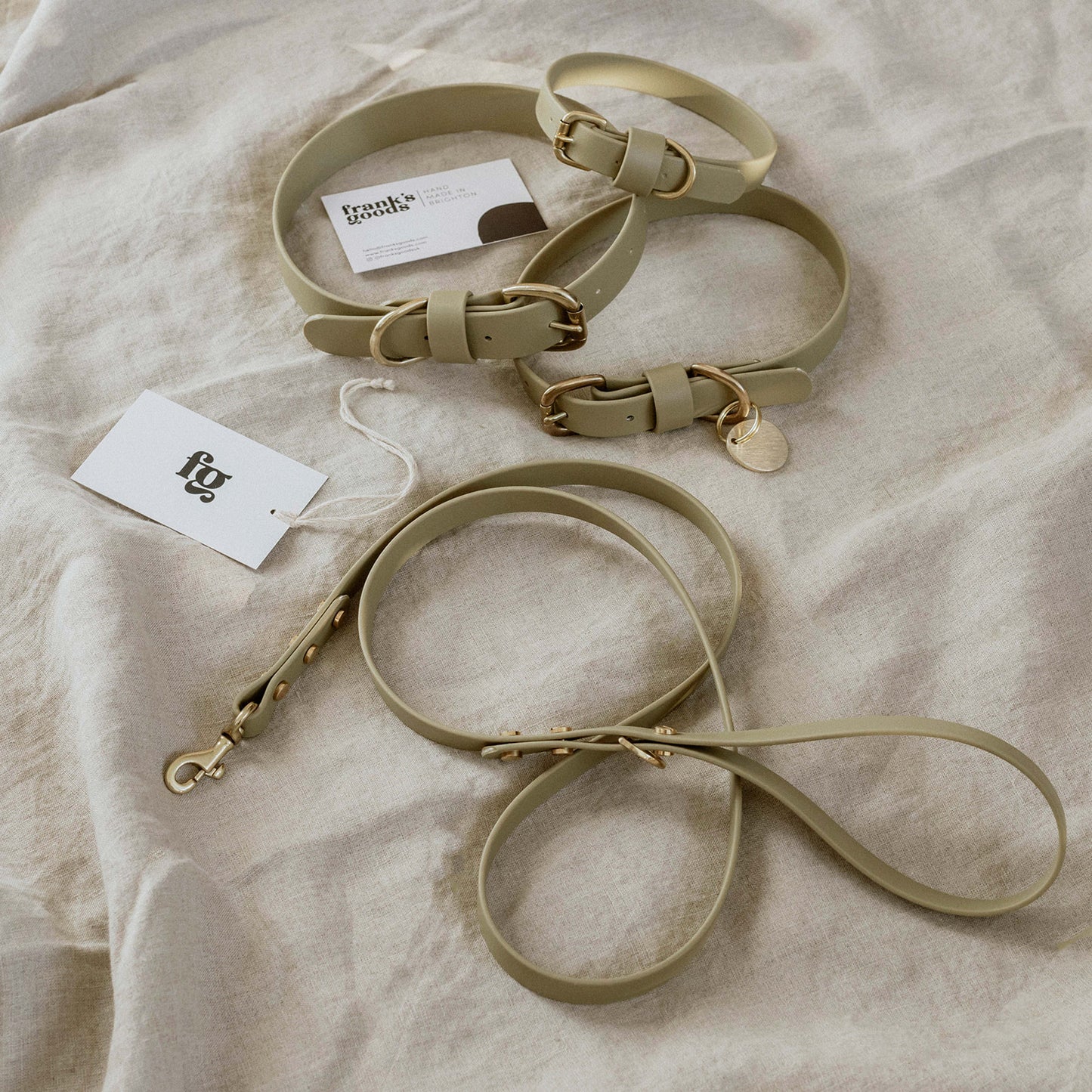 Khaki BioThane® Collar