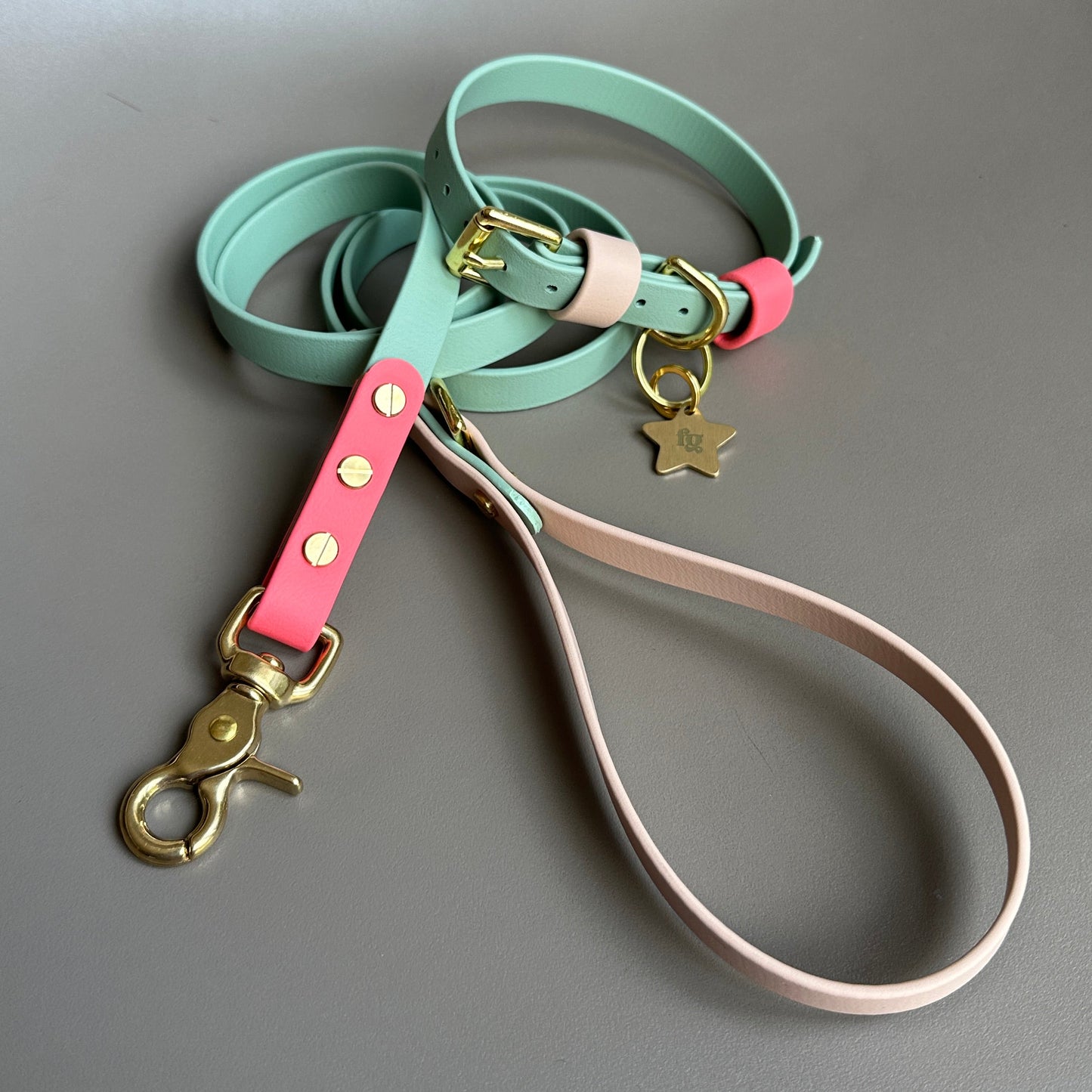 Marnie Colourblock BioThane® Collar