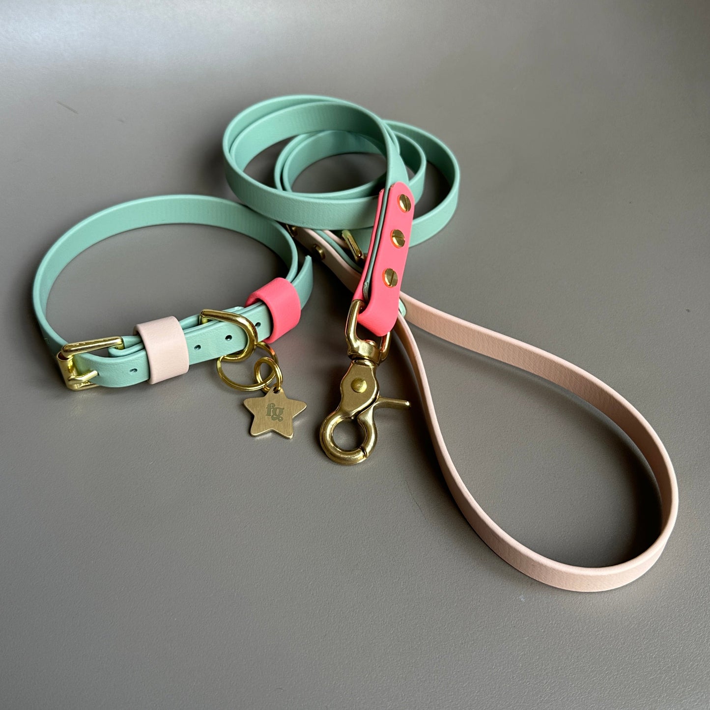 Marnie Colourblock BioThane® Collar