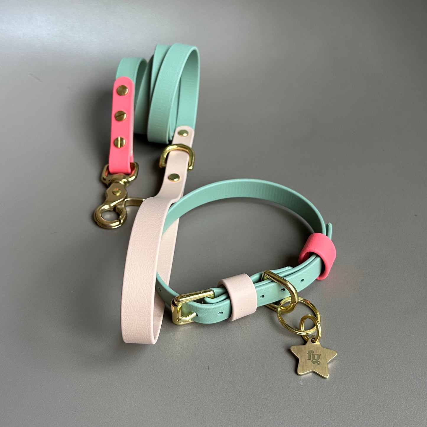 Marnie Colourblock BioThane® Collar