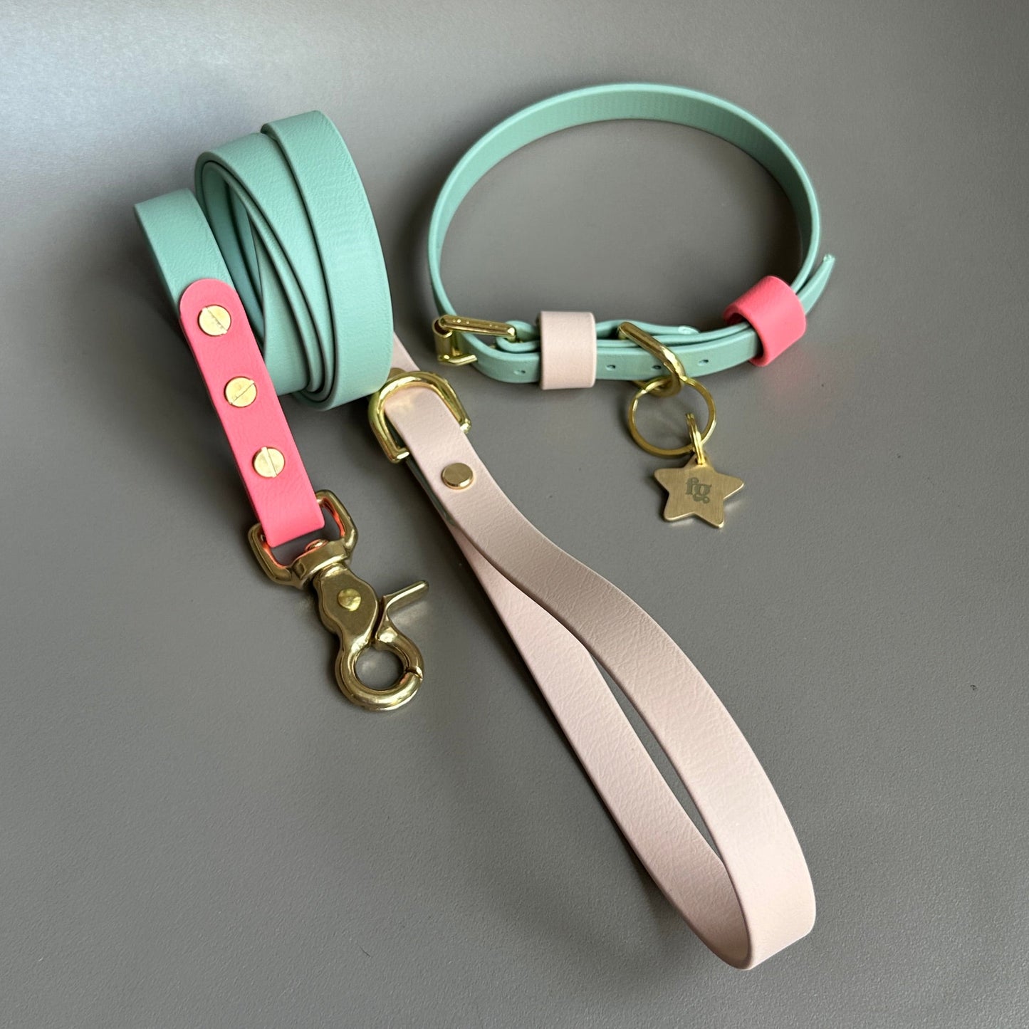 Marnie Colourblock BioThane® Collar