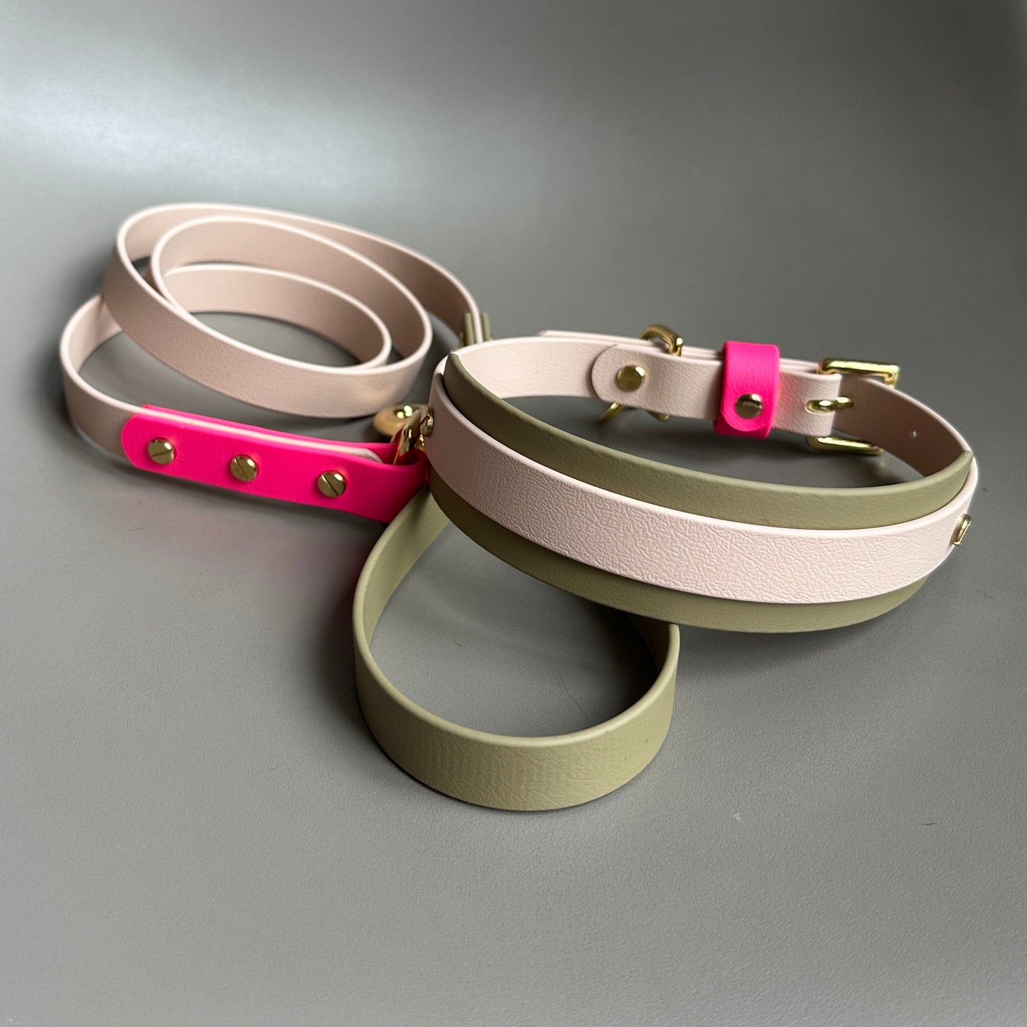 Mallow Colourblock BioThane® Lead