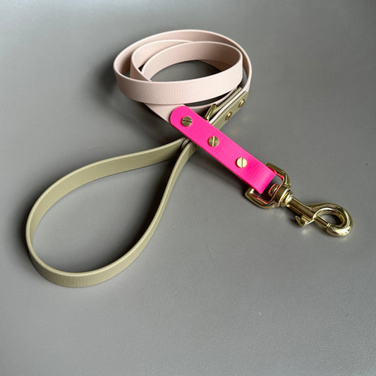 Mallow Colourblock BioThane® Lead