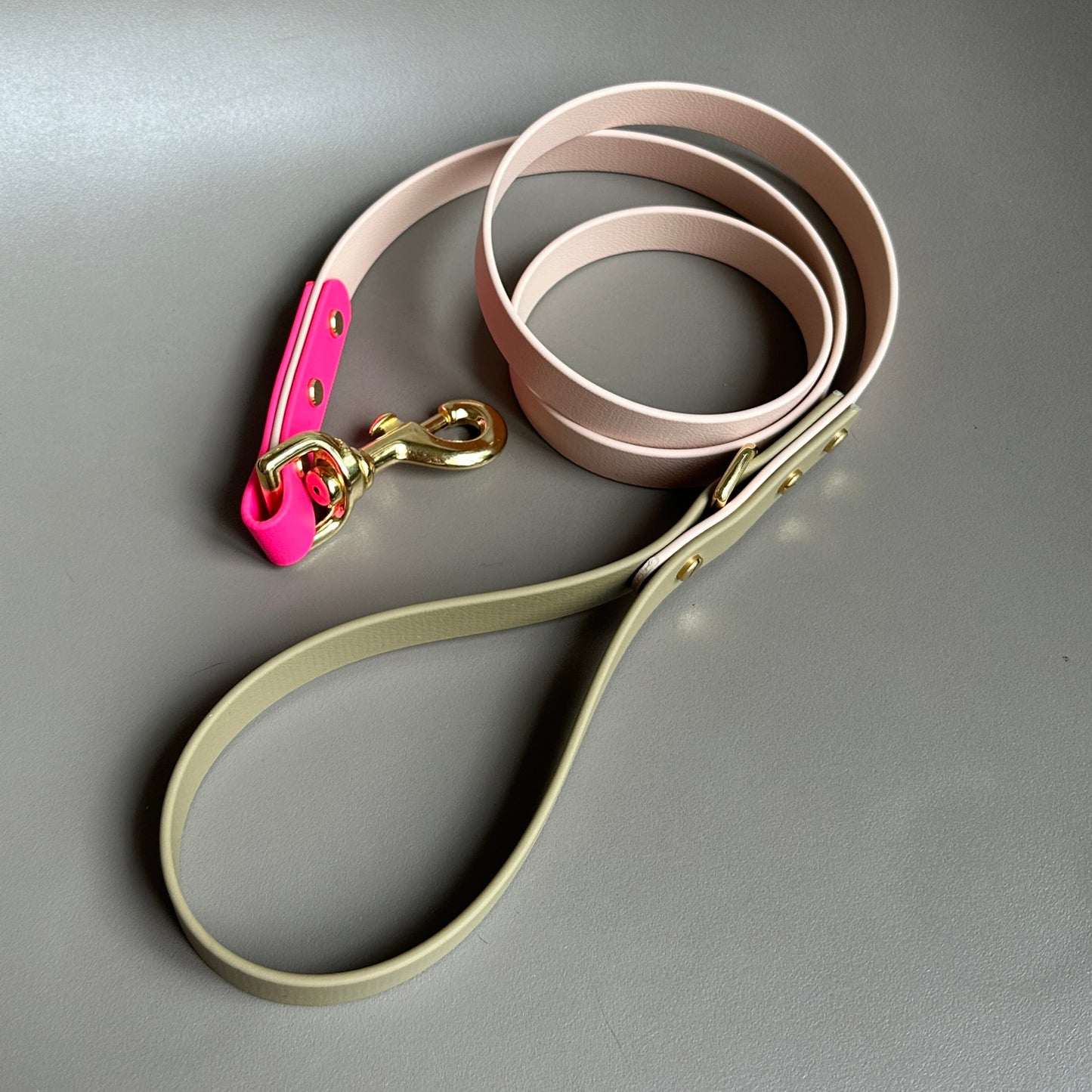 Mallow Colourblock BioThane® Lead