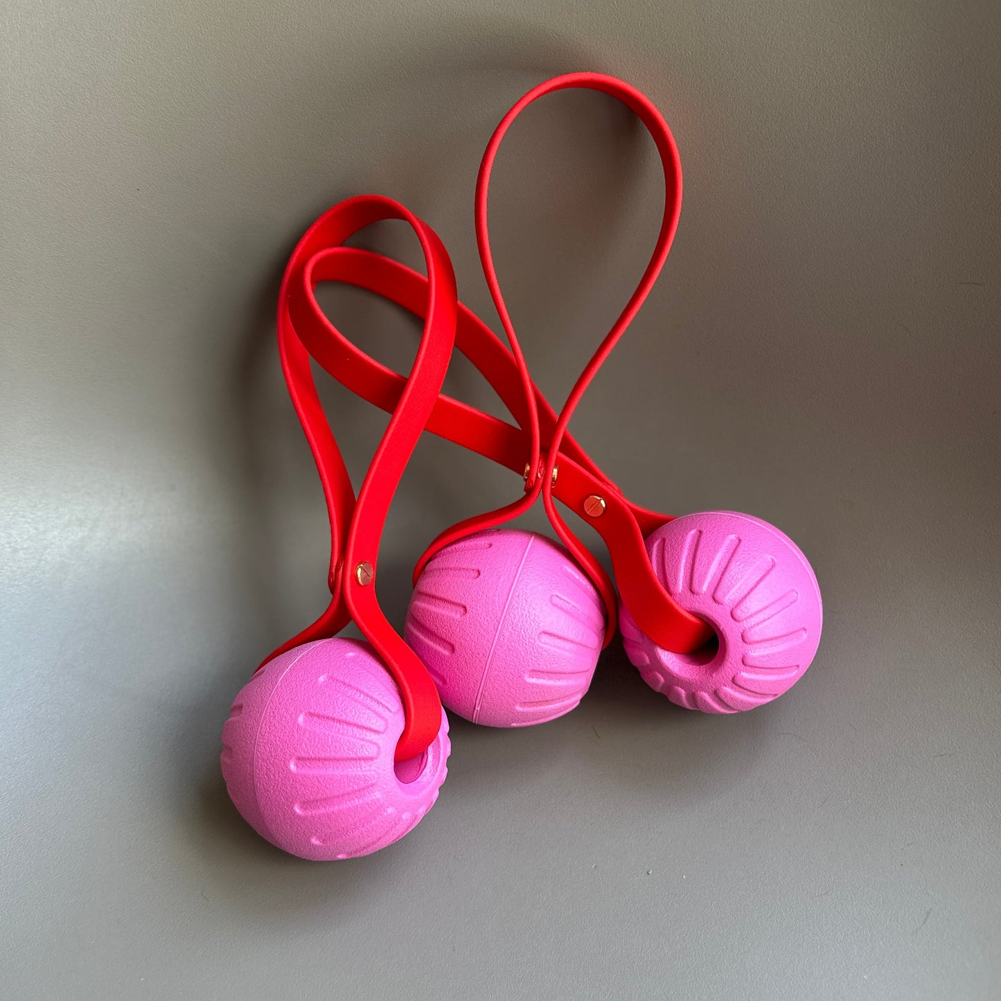 Tug Ball With BioThane® Handle
