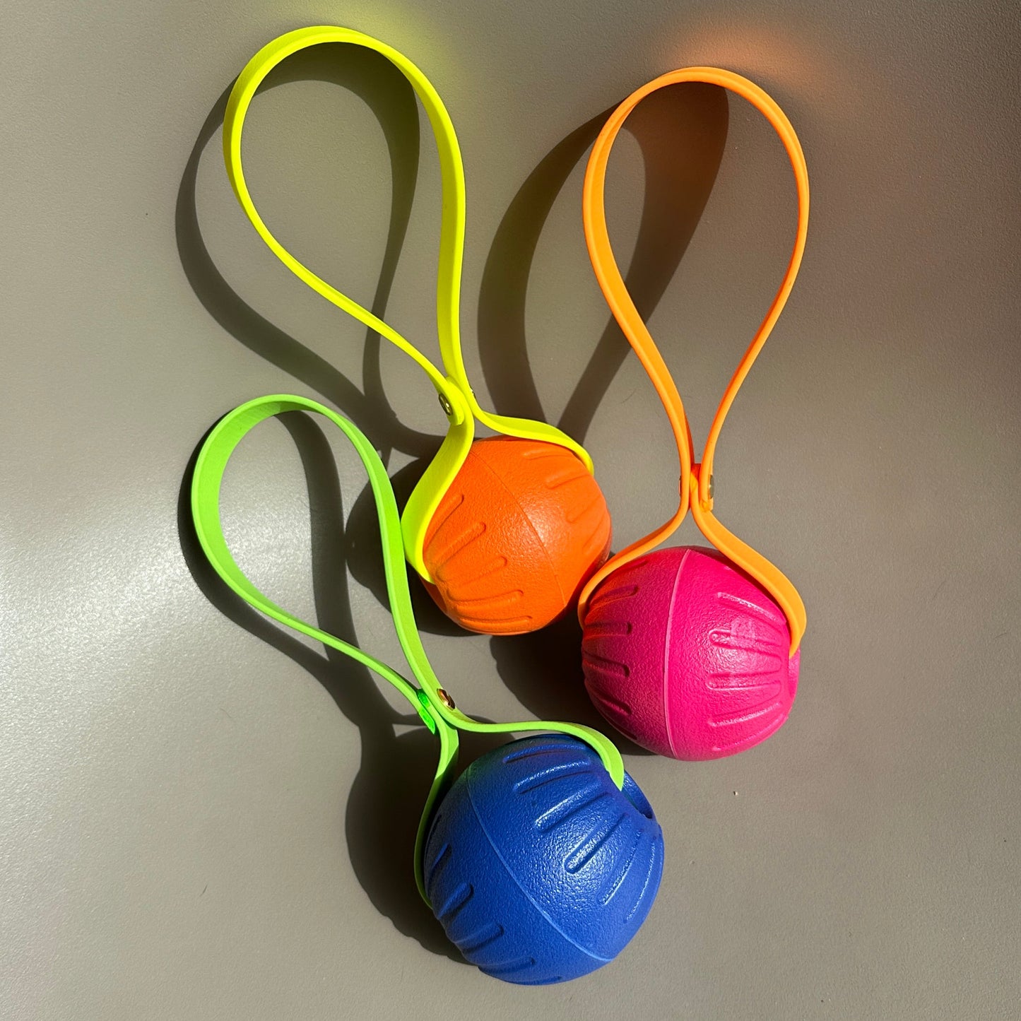 Tug Ball With BioThane® Handle