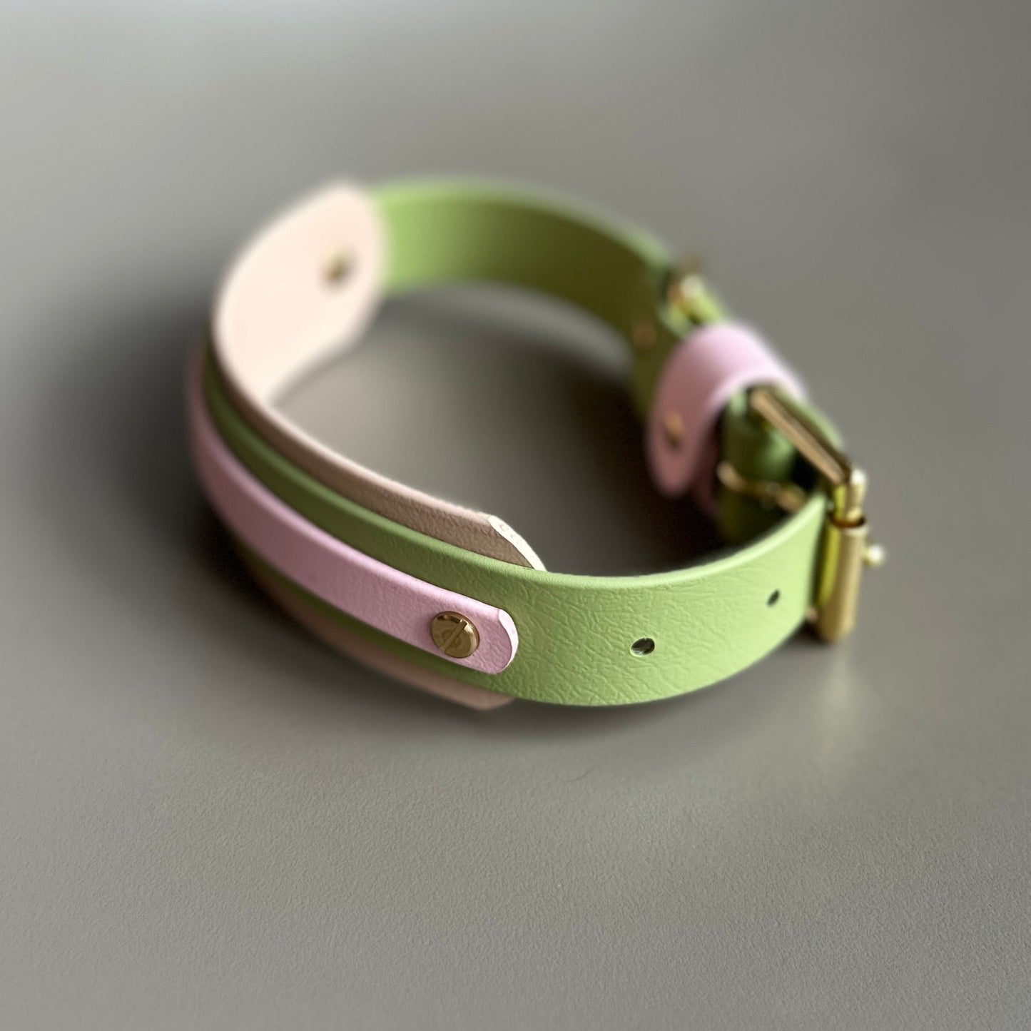 Strawberry Matcha BioThane® Hound Style Collar