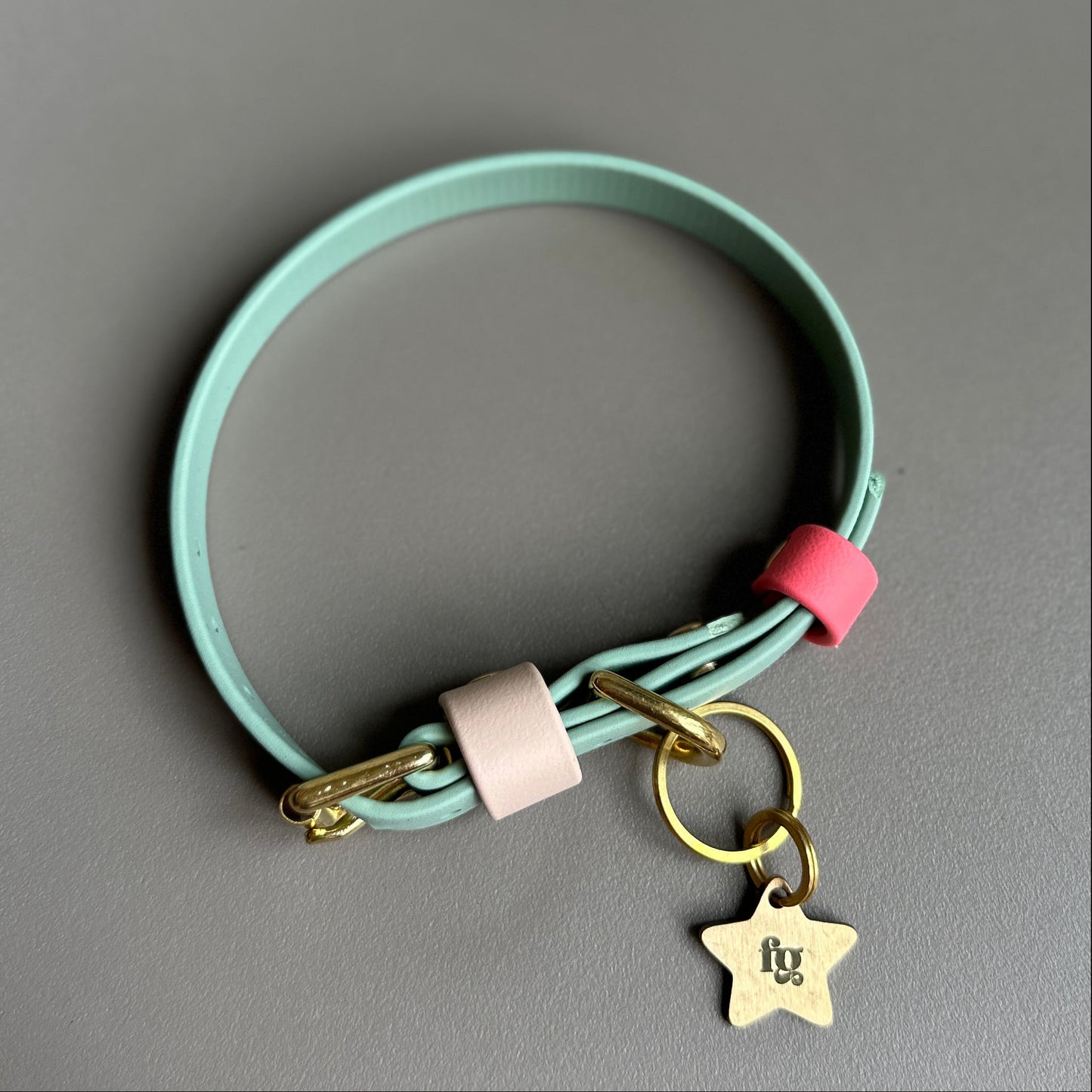 Marnie Colourblock BioThane® Collar