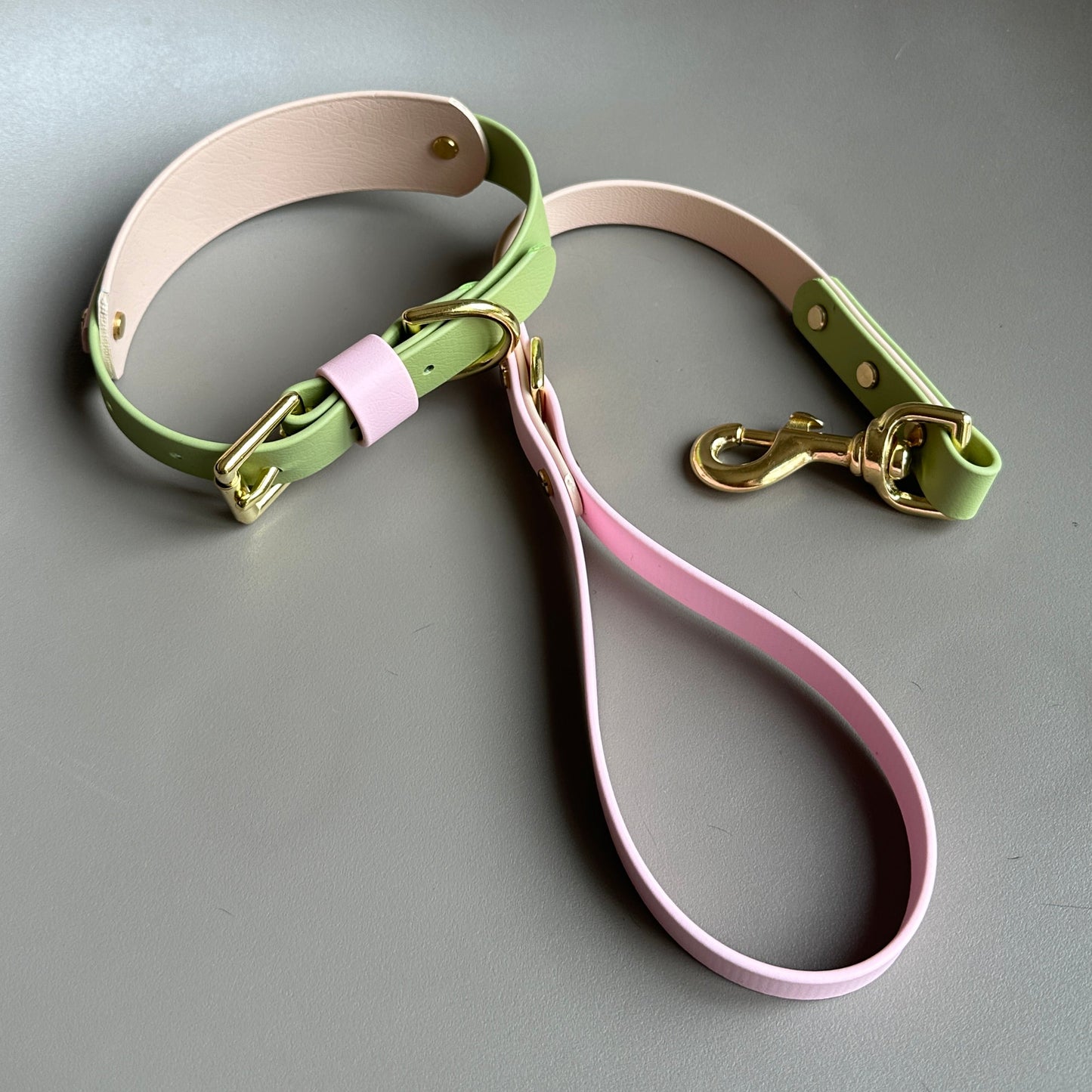 Strawberry Matcha BioThane® Hound Style Collar