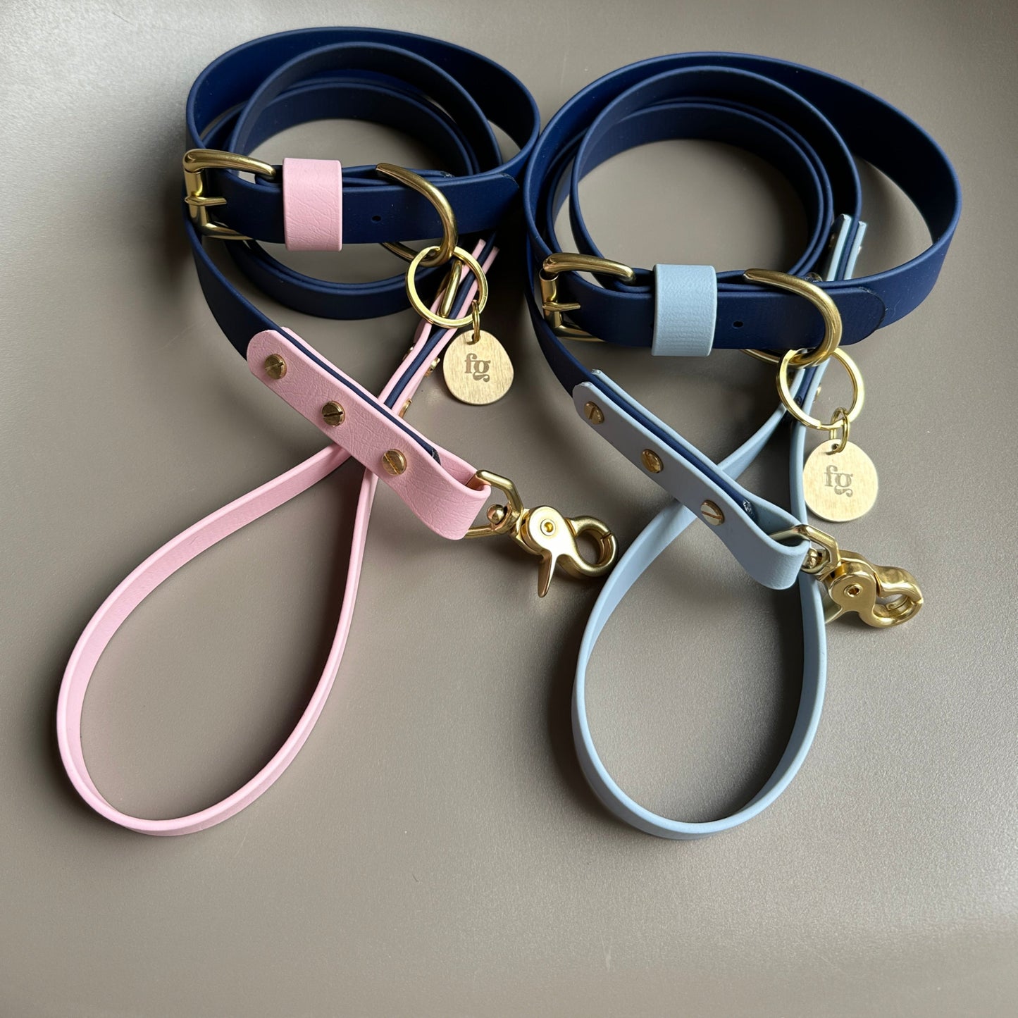 Bonnie Colourblock BioThane® Collar