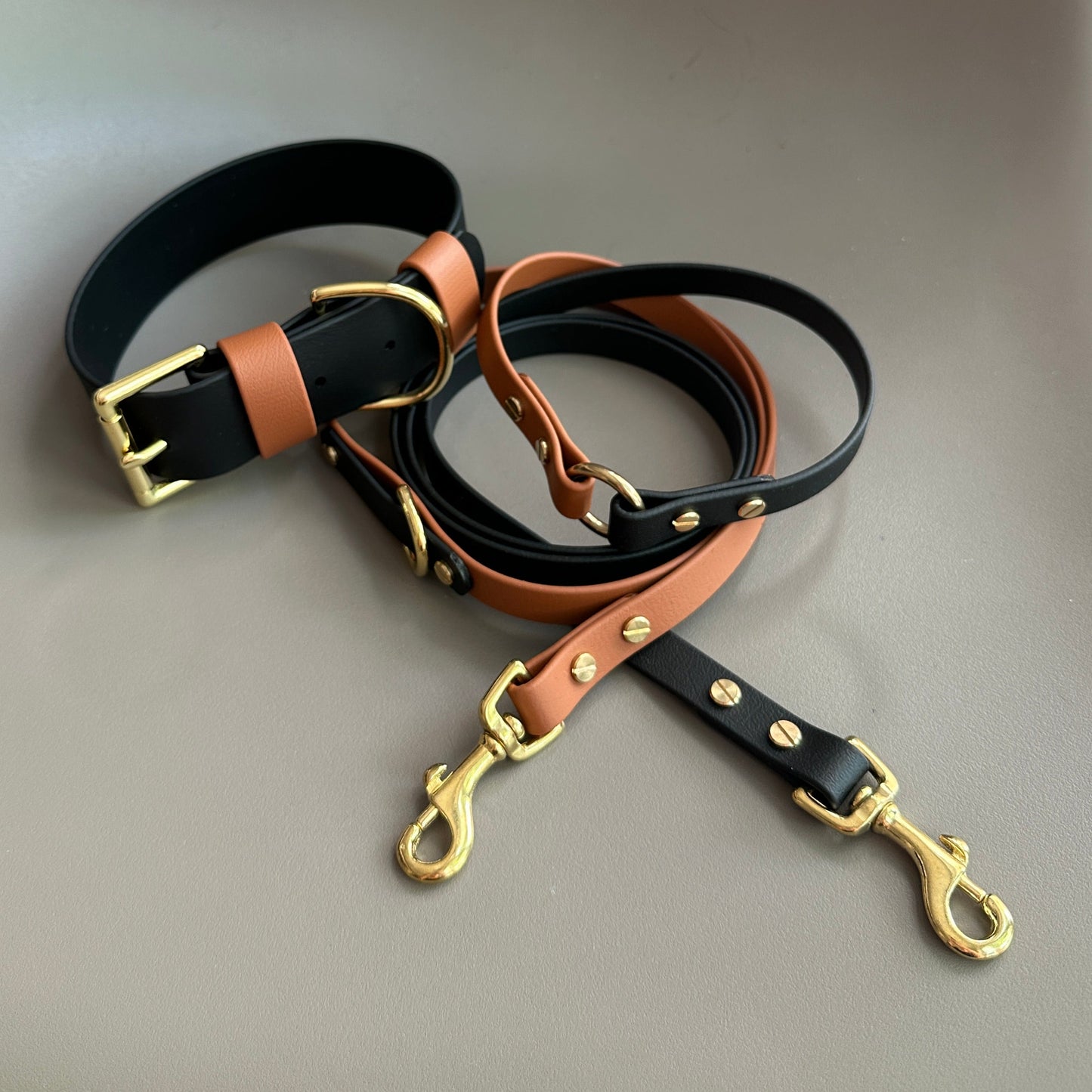 Castor Fire Crossbody Multiway BioThane® Lead