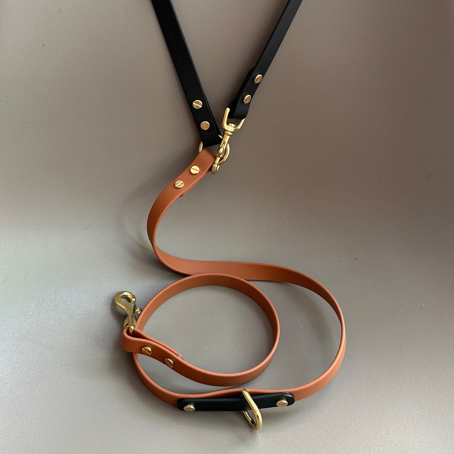 Castor Fire Crossbody Multiway BioThane® Lead