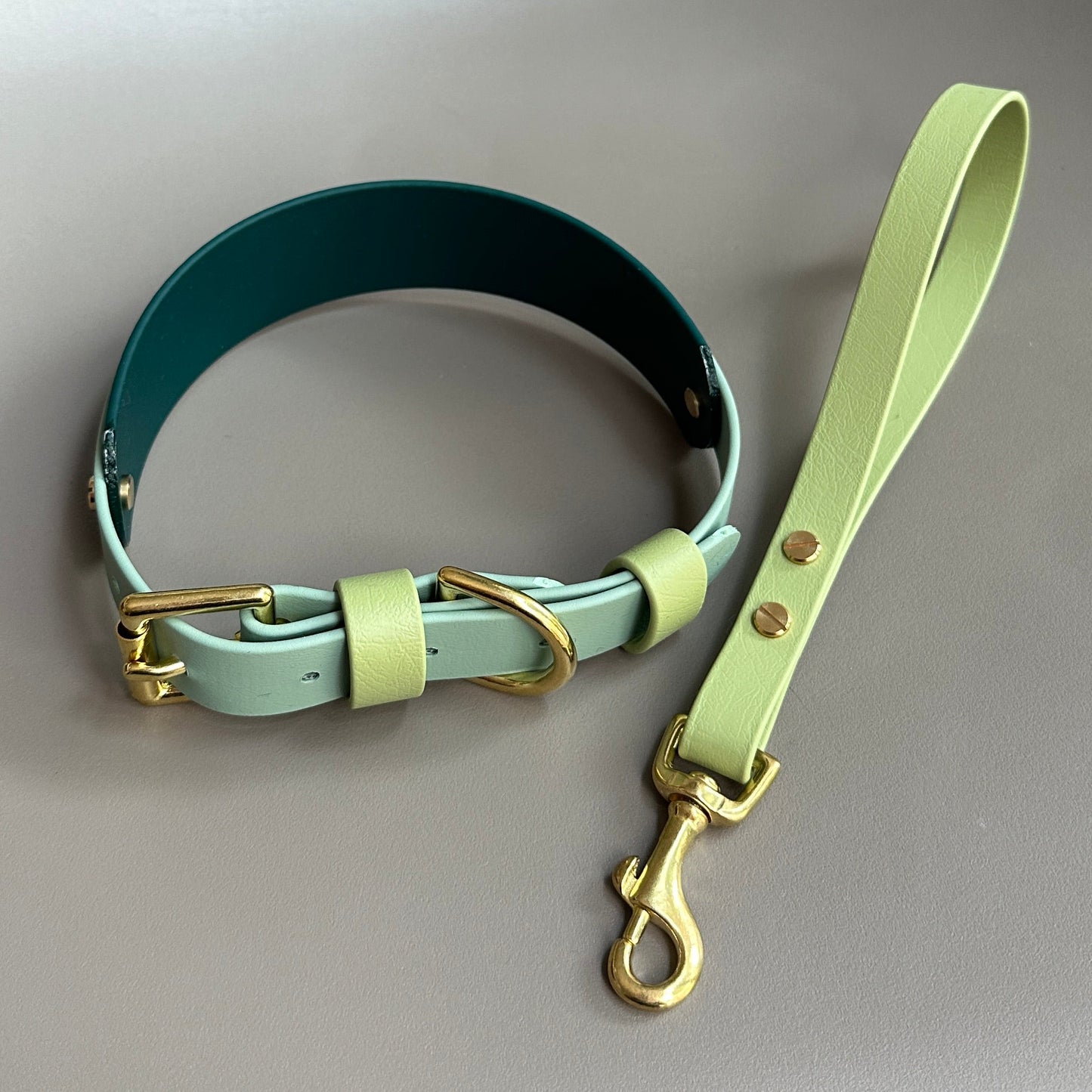 Pistachio BioThane® Hound Style Collar