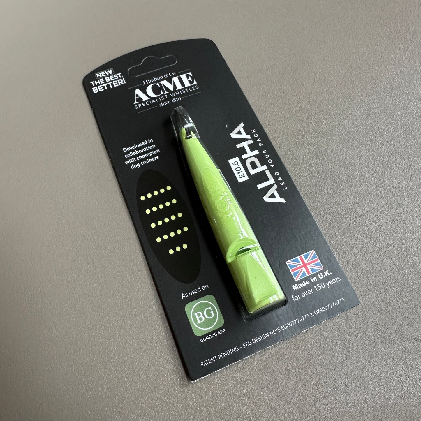 Acme Alpha Dog Whistle + Brass Ring