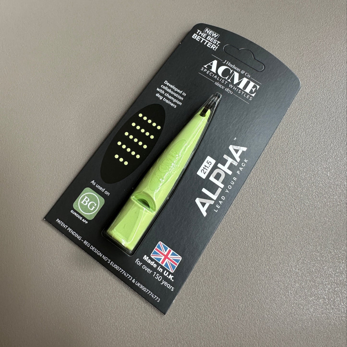Acme Alpha Dog Whistle + Brass Ring