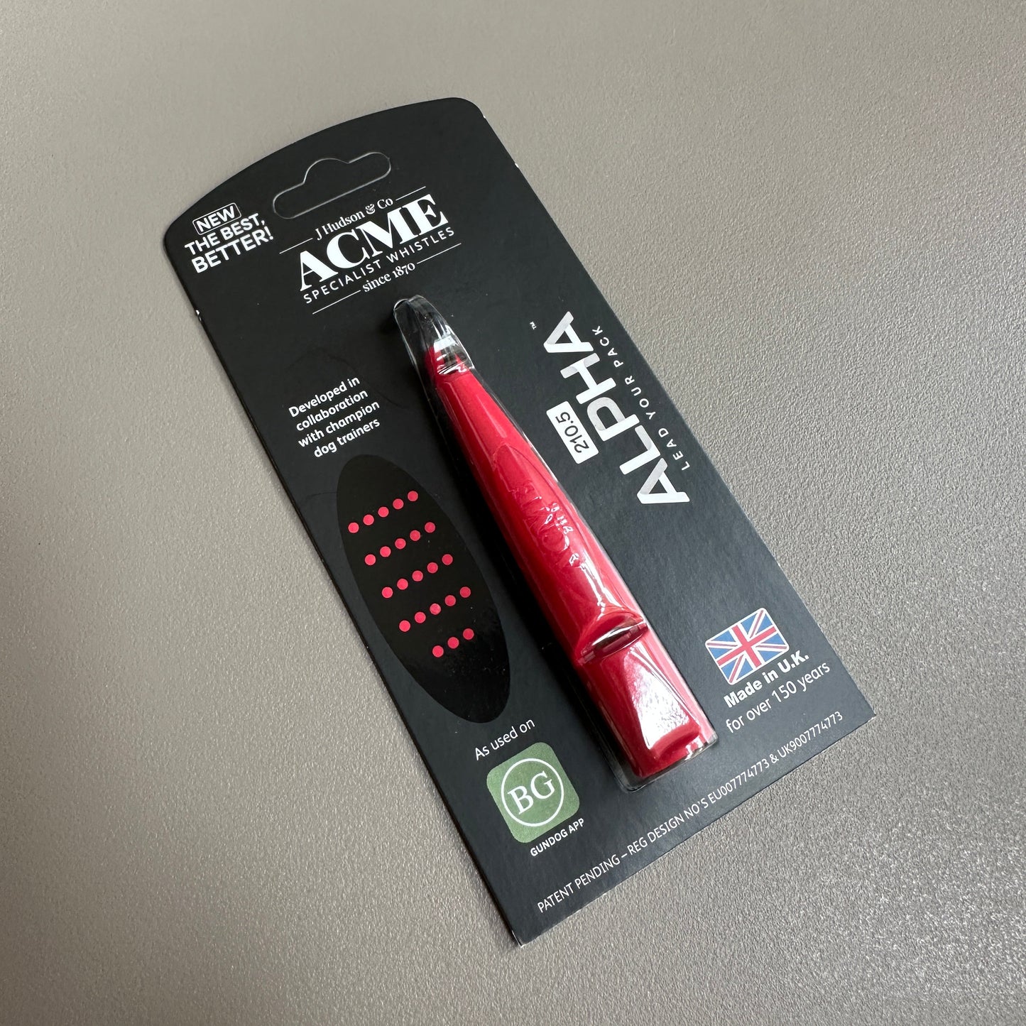 Acme Alpha Dog Whistle + Brass Ring