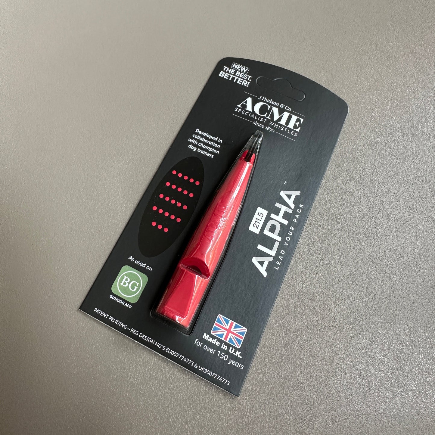 Acme Alpha Dog Whistle + Brass Ring