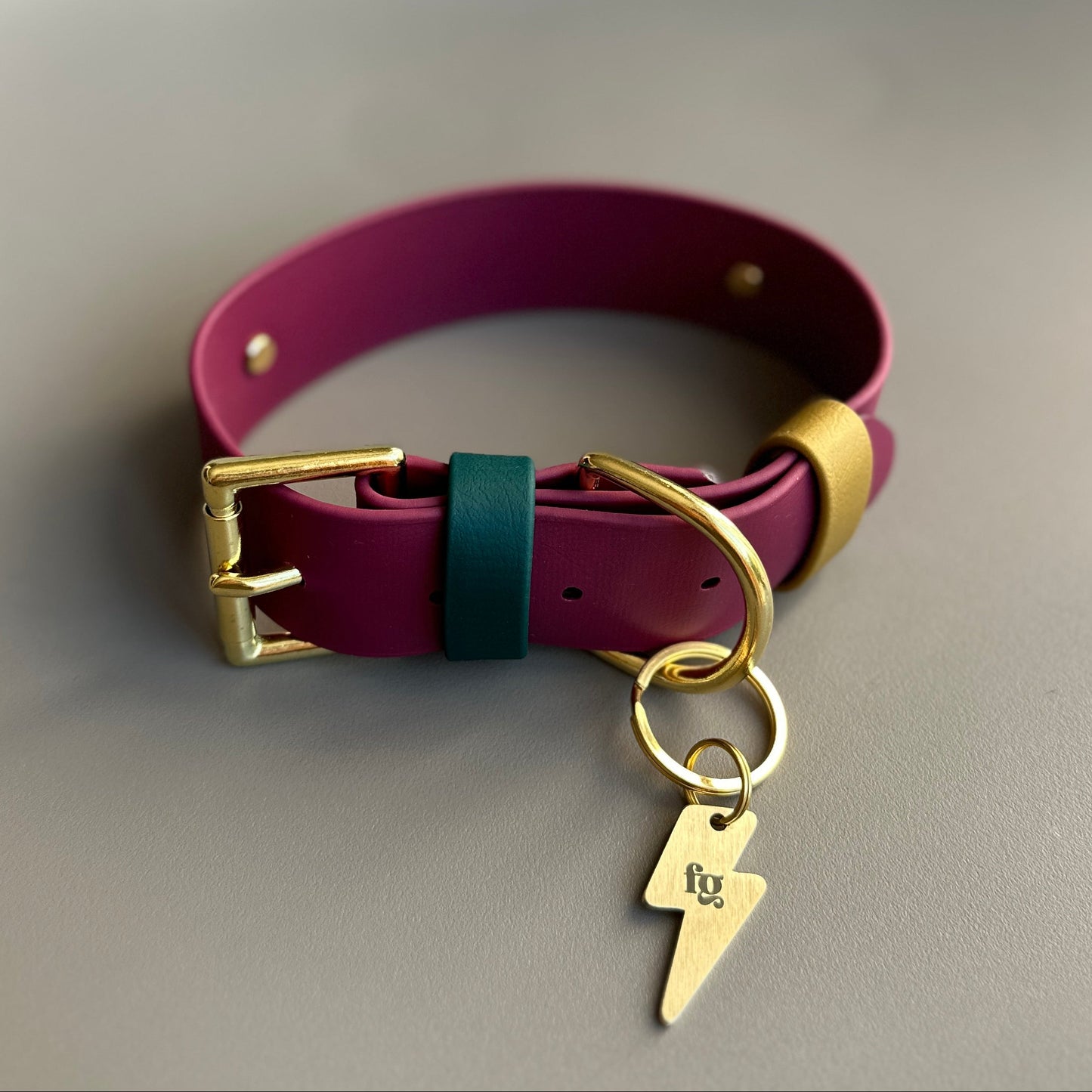 Merlot Wide 38mm BioThane® Collar