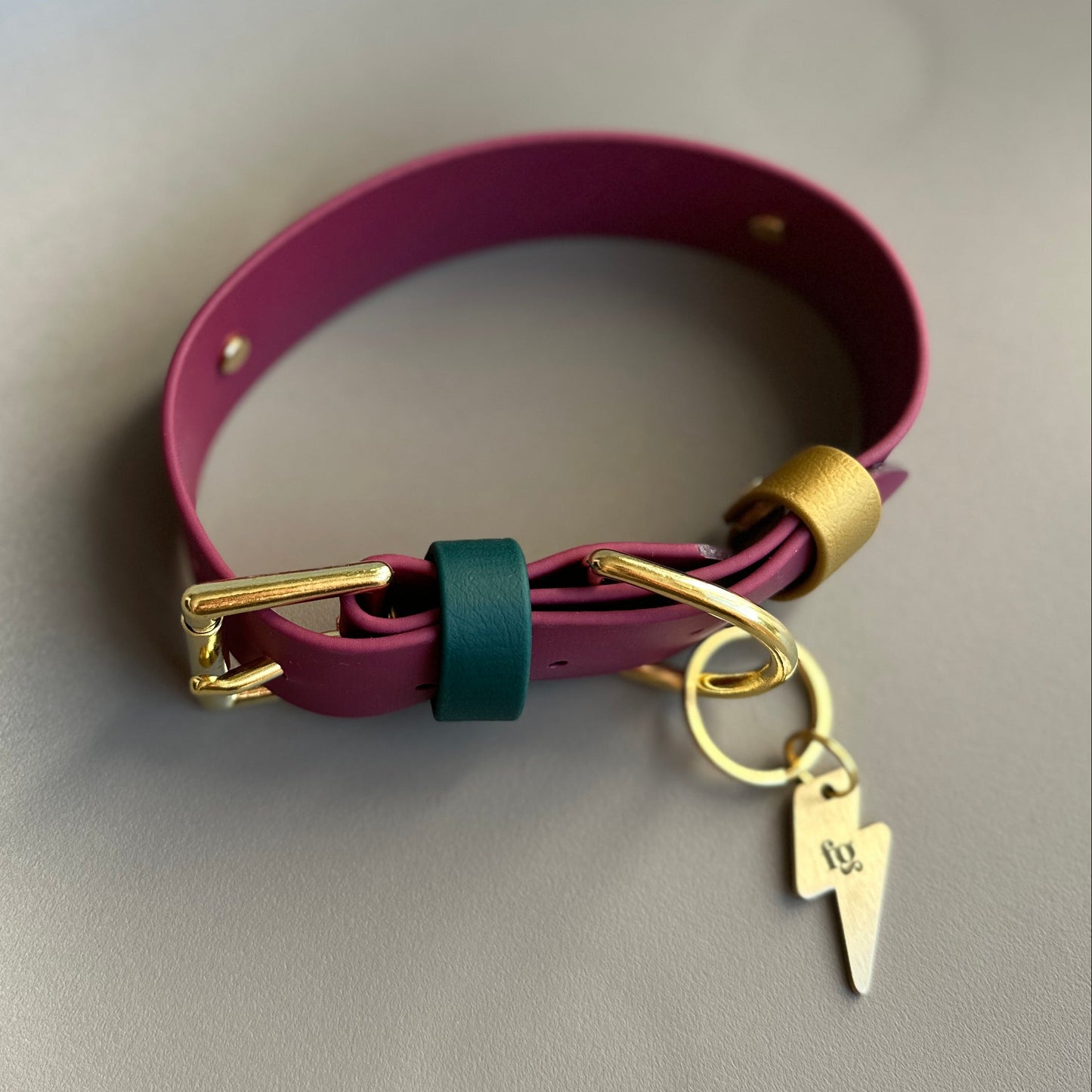 Merlot Wide 38mm BioThane® Collar