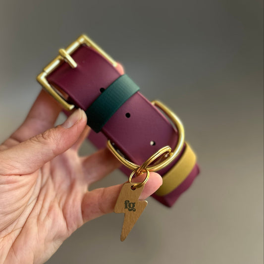 Merlot Wide 38mm BioThane® Collar