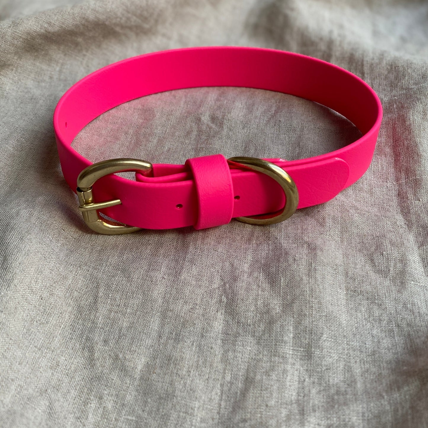 Bright Pink BioThane® Collar