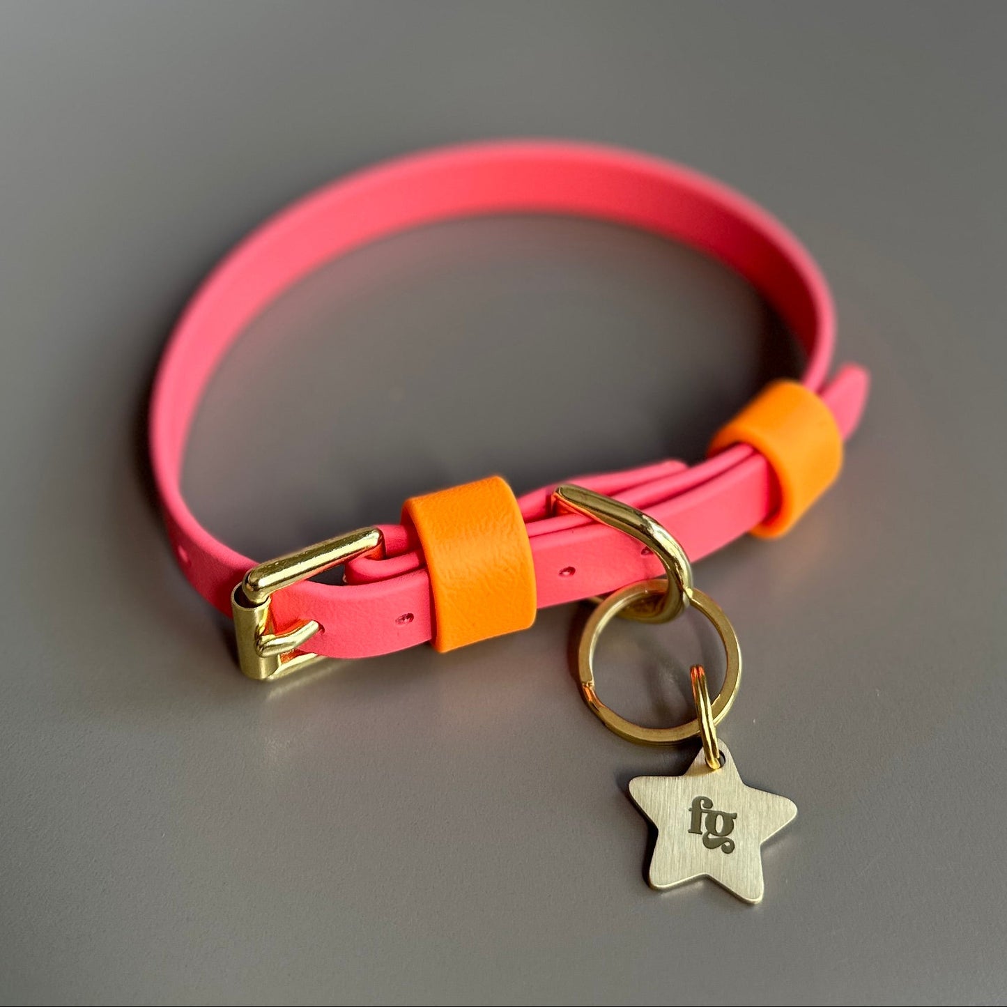 Roo Colourblock BioThane® Collar